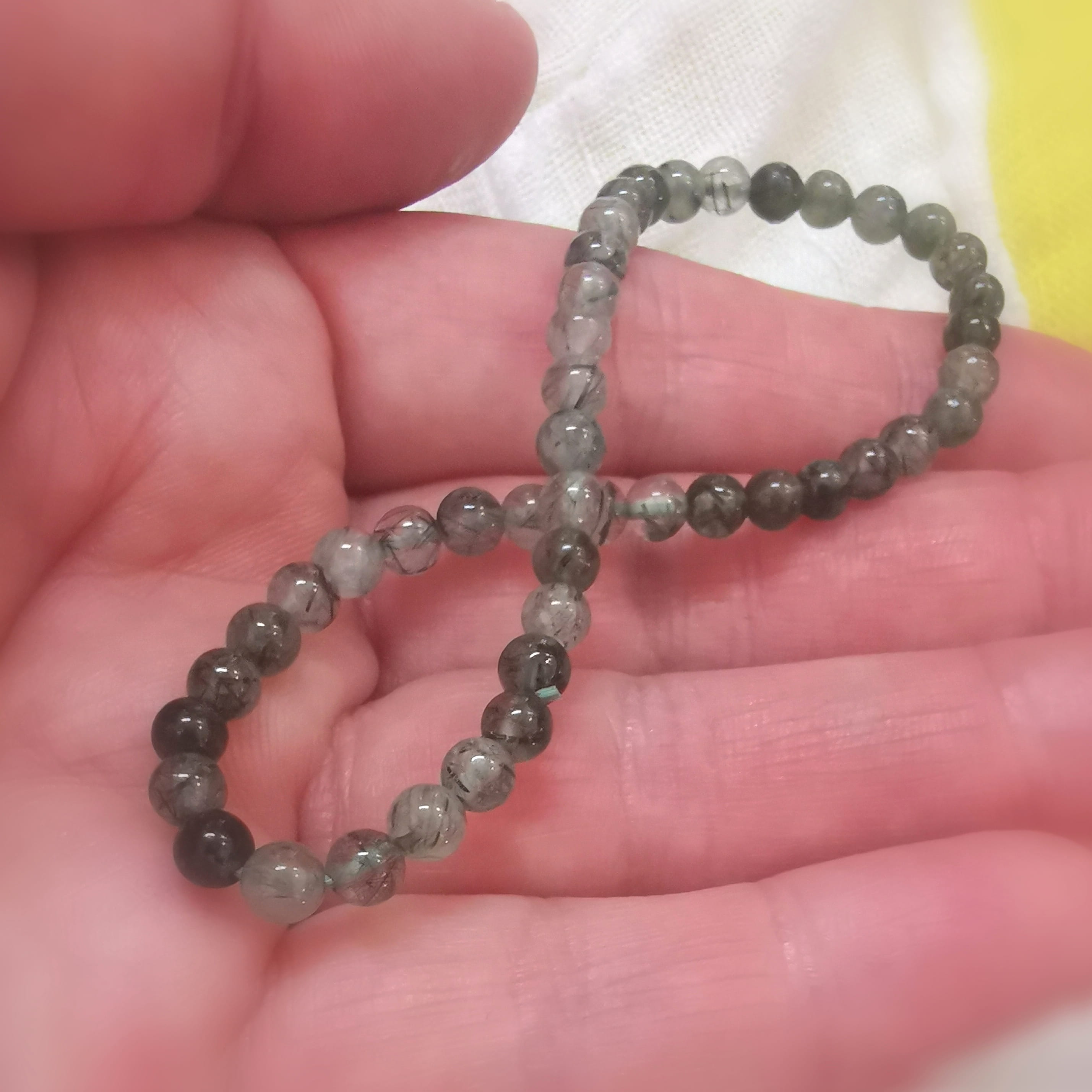Moosachat AA Karma Yoga Edelstein Armband – Herzchakra, Harmonie & Neubeginn