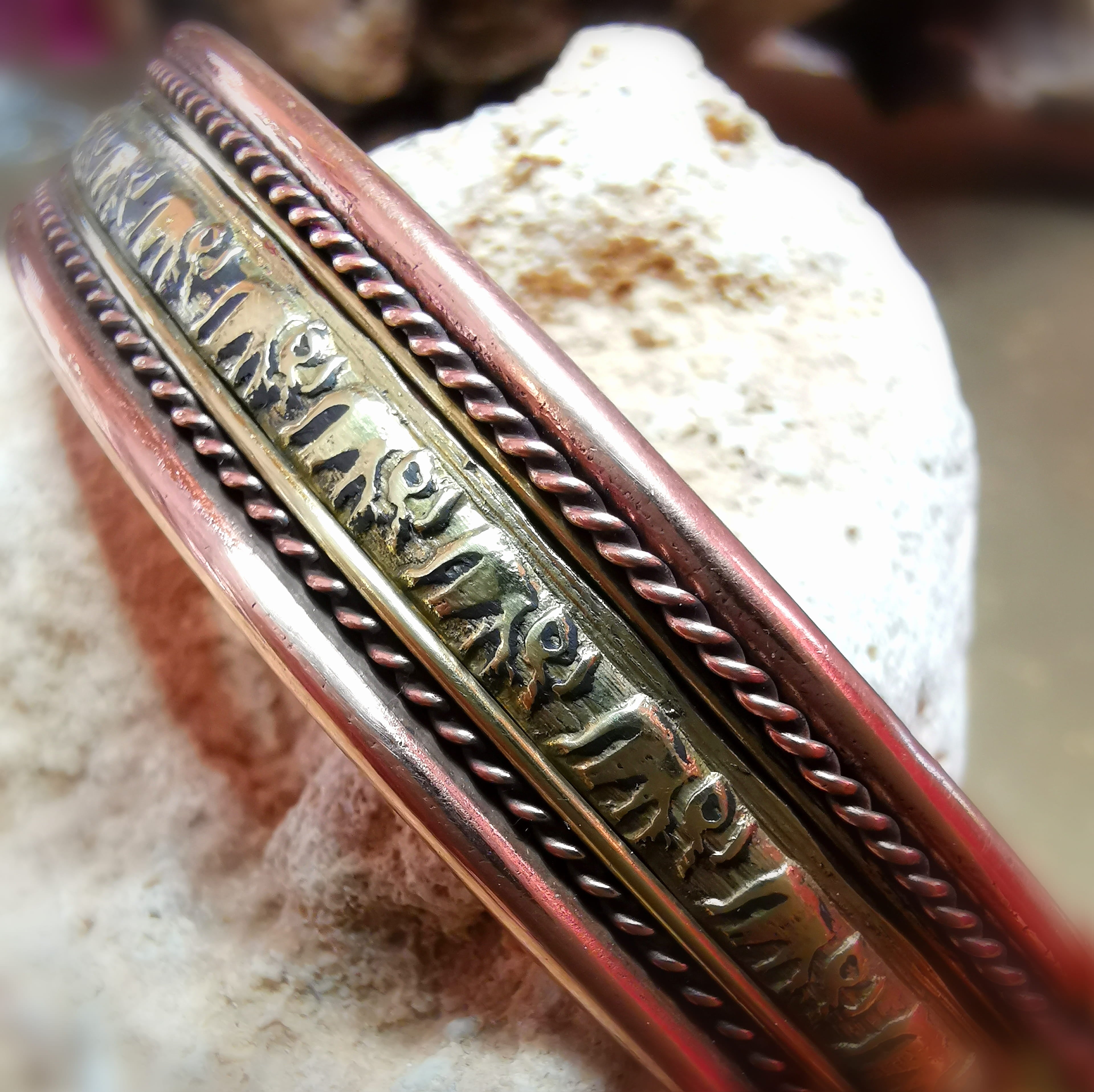 Kupfer Magnet Armband Elefant Krafttier – Energiebringer, Stärke & Glück, geweiht