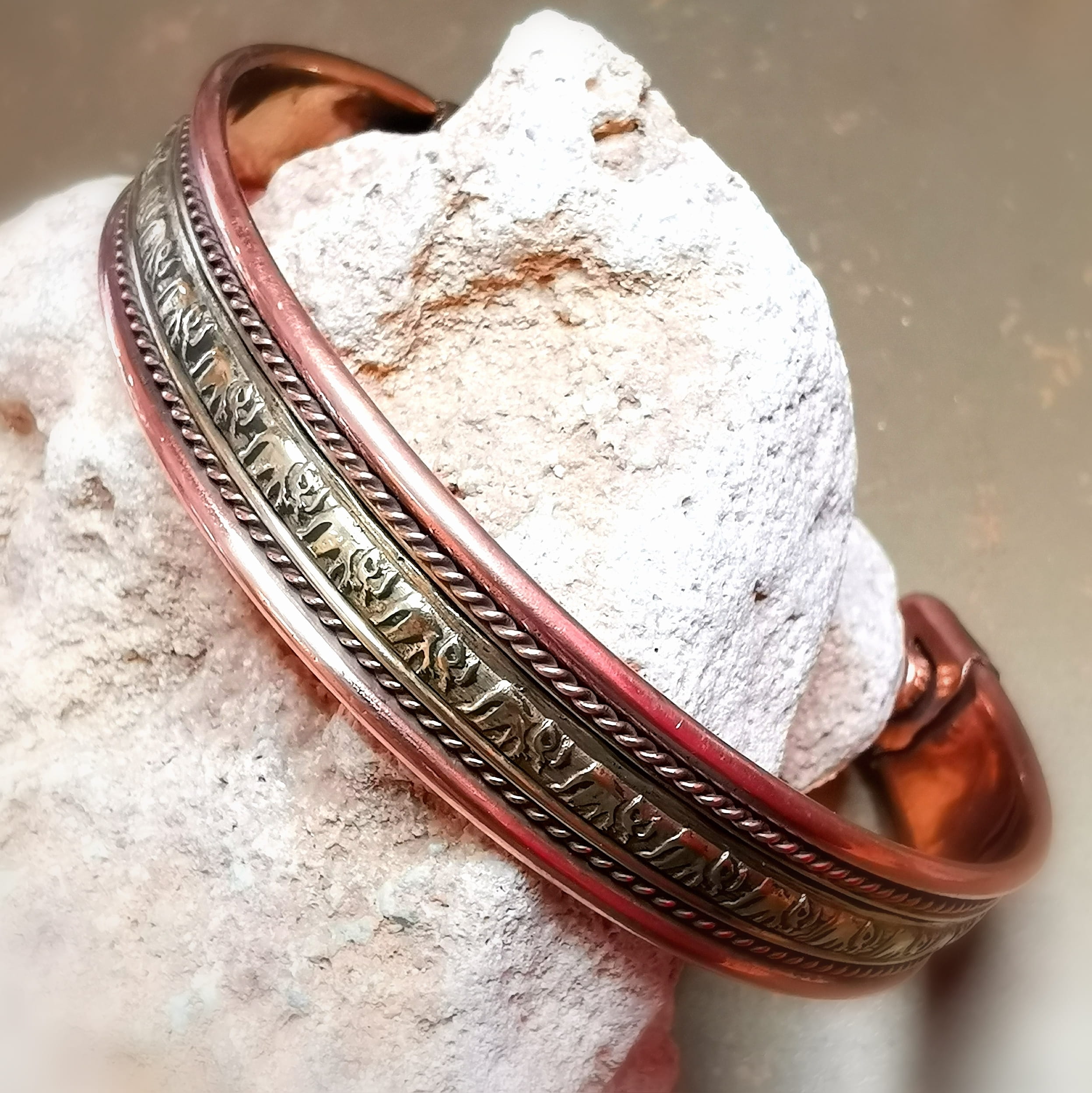 Kupfer Magnet Armband Elefant Krafttier – Energiebringer, Stärke & Glück, geweiht