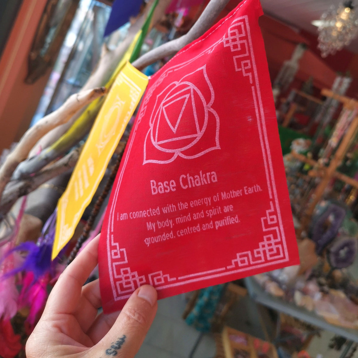 Chakra Gebetsfahne – 7 Chakren für Energie, Balance & Harmonie