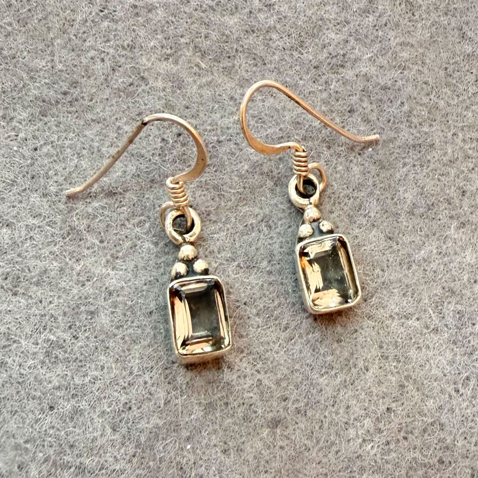 Rauchquarz Edelstein Ohrringe Sterlingsilber – Schutz, Erdung & innere Ruhe