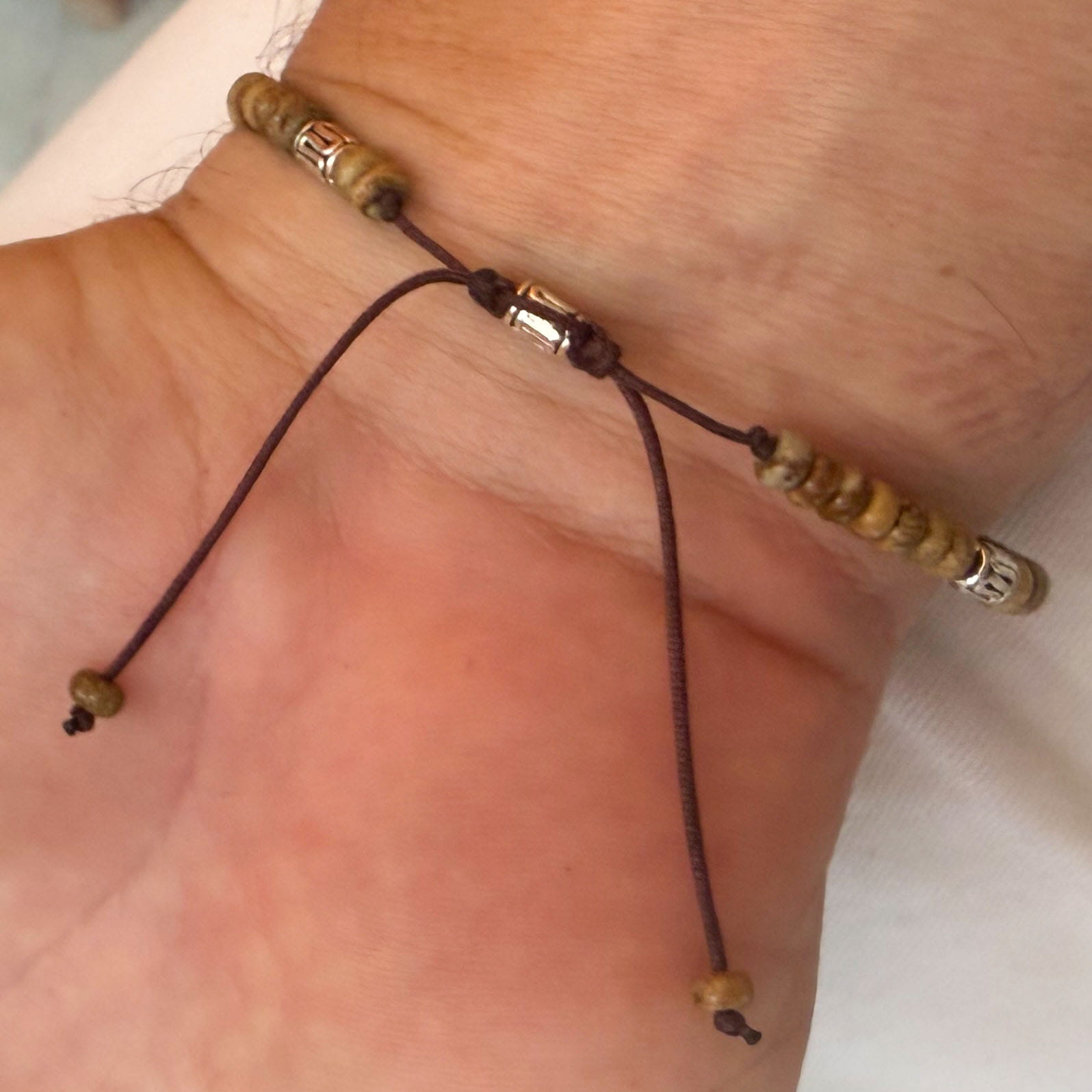 Bilder Jaspis Edelstein Armband – Boho Ethno Schmuck für Erdung & Lebensfreude