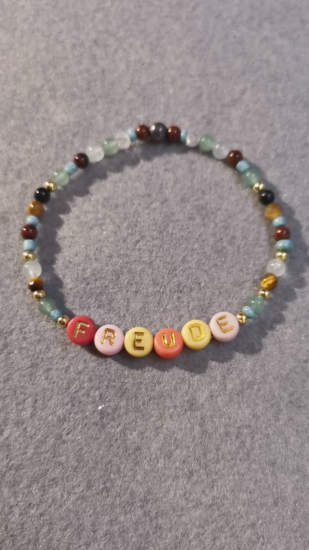 Obsidian Tigerauge Aventurin Aquamarin Edelstein Mix kleine Kostbarkeiten, "stille Worte" Heilstein Karma Armband, geweiht, Freude