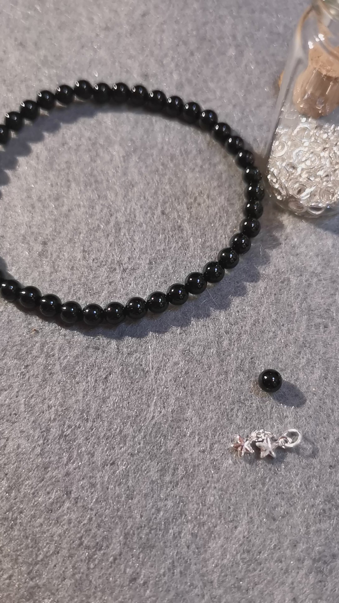 Turmalin Seestern Karma Edelstein Heilstein Armband, mit Turmalin Spitze, AA Qualität - Ausdauer, Kraft, Seinswille