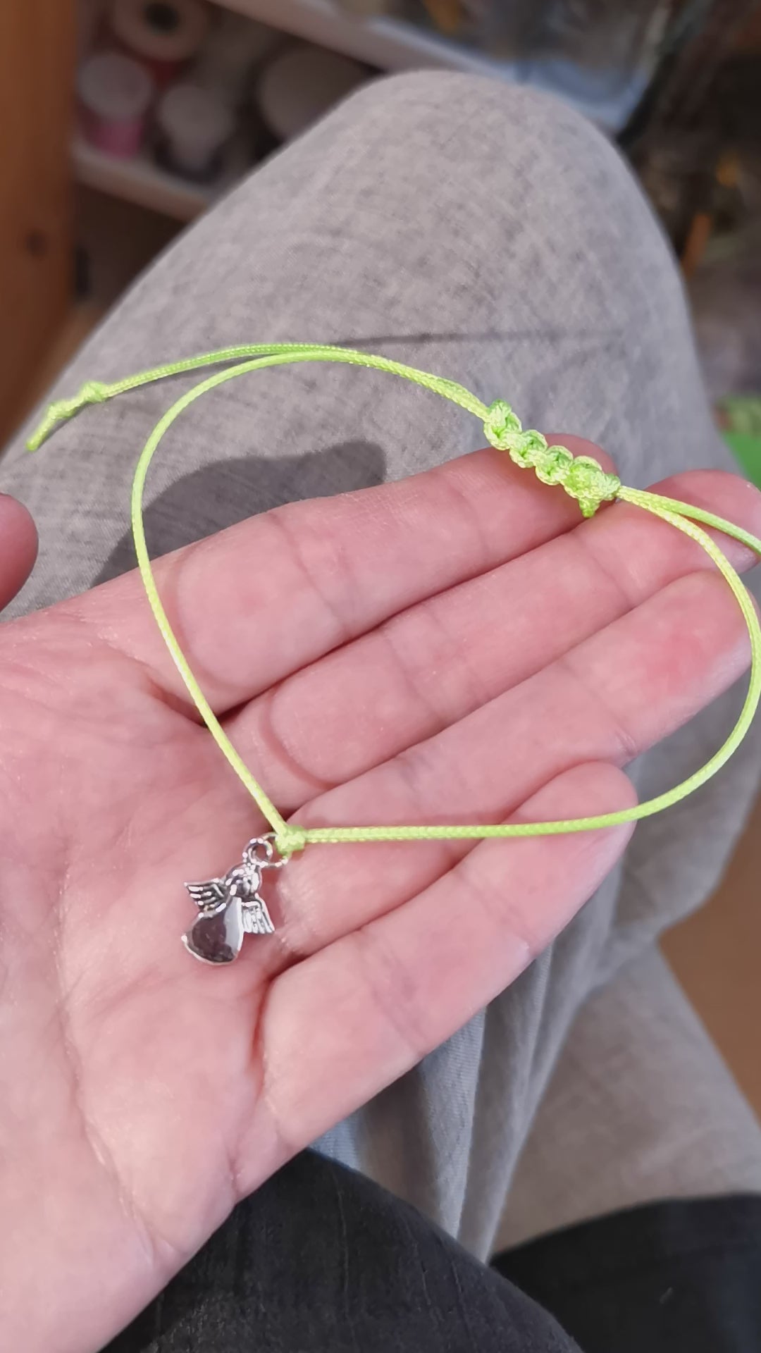 Engel Karma Armband, Glücksarmbändchen geweiht, Sterlingsilber, make a wish, wünsch dir ´was