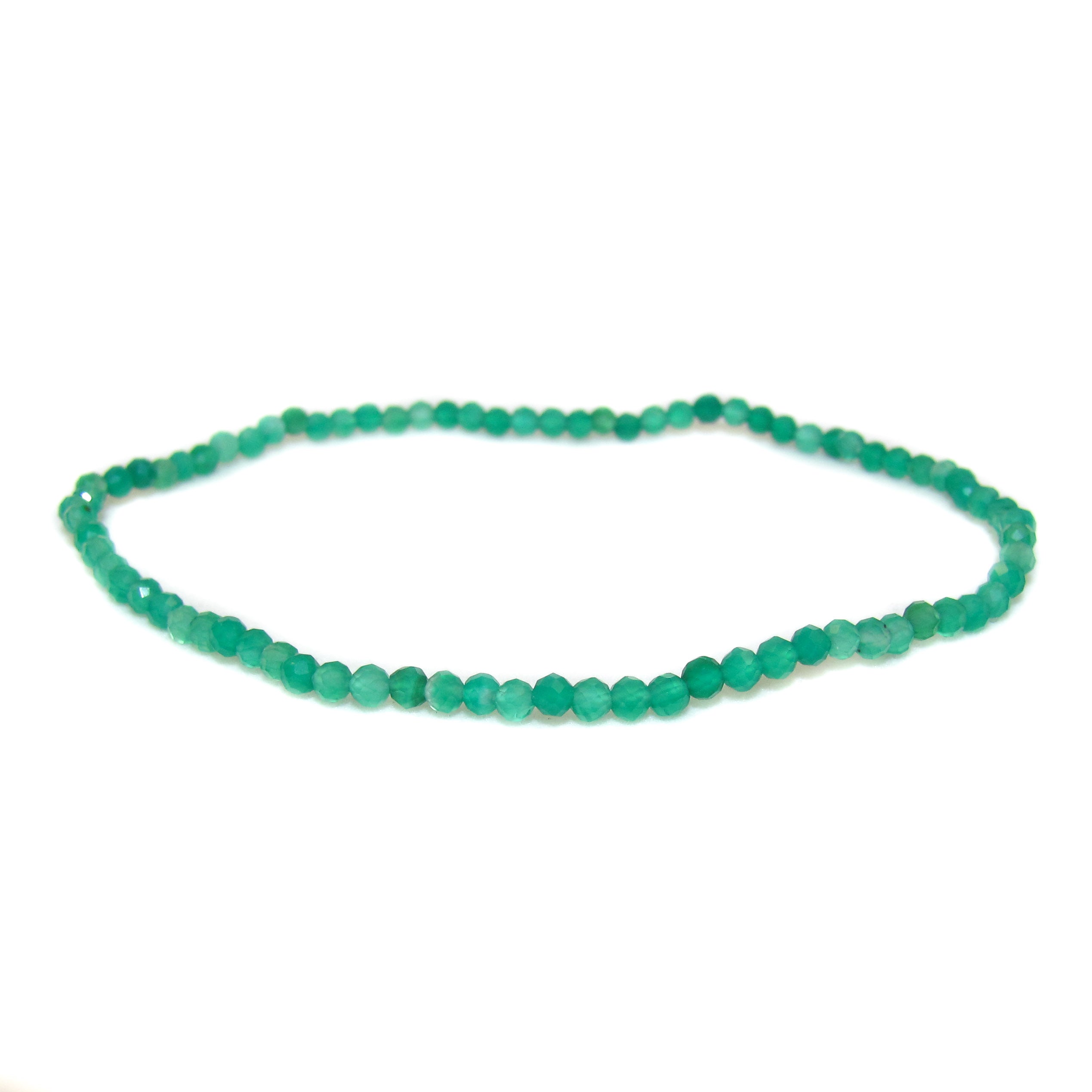 grüner Achat Edelstein Heilstein Armband, Herz Chakra Schmuck, emotionale Stabilität