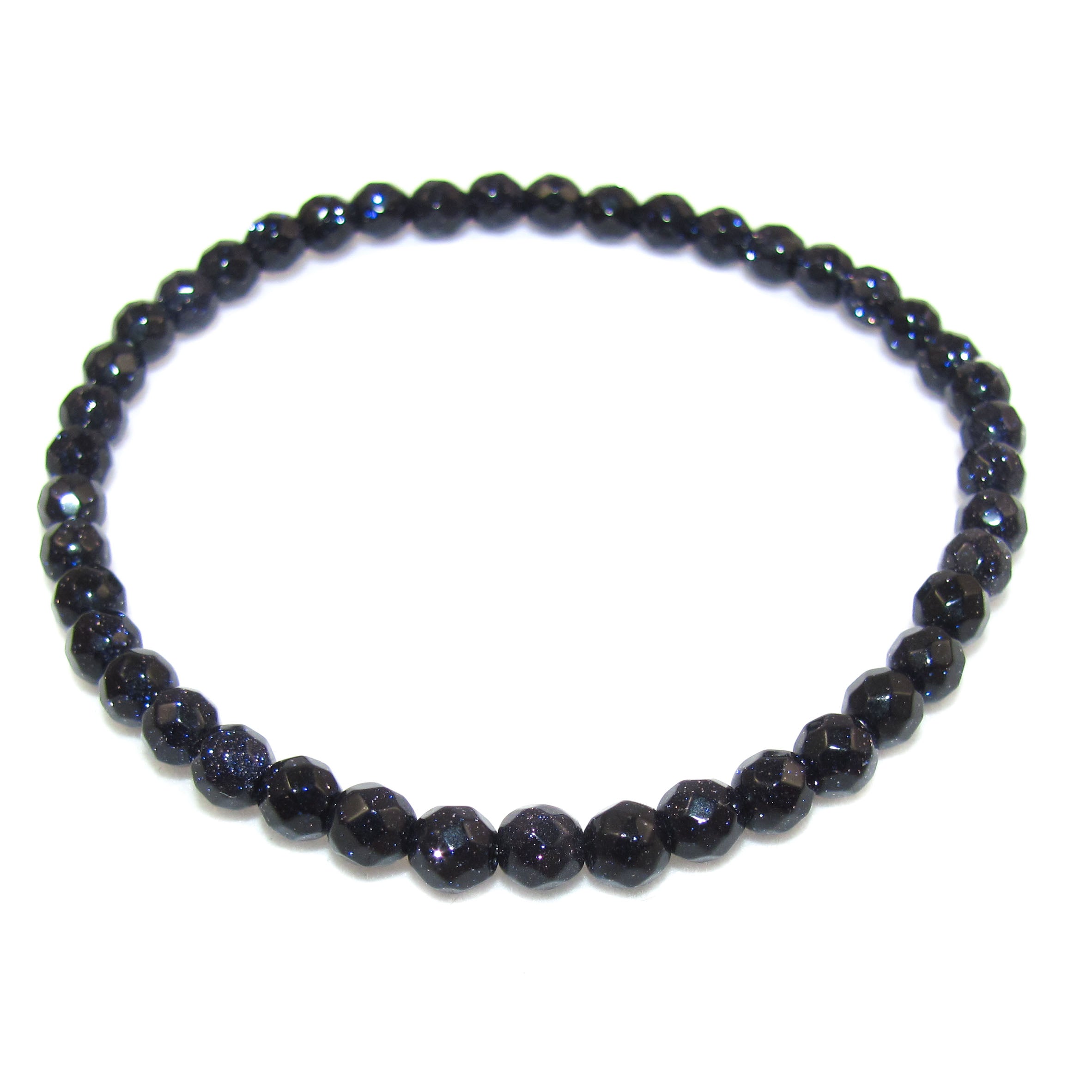 blauer Aventurin Edelstein Armband - neue Wege, wellness Schmuck - samaki originals