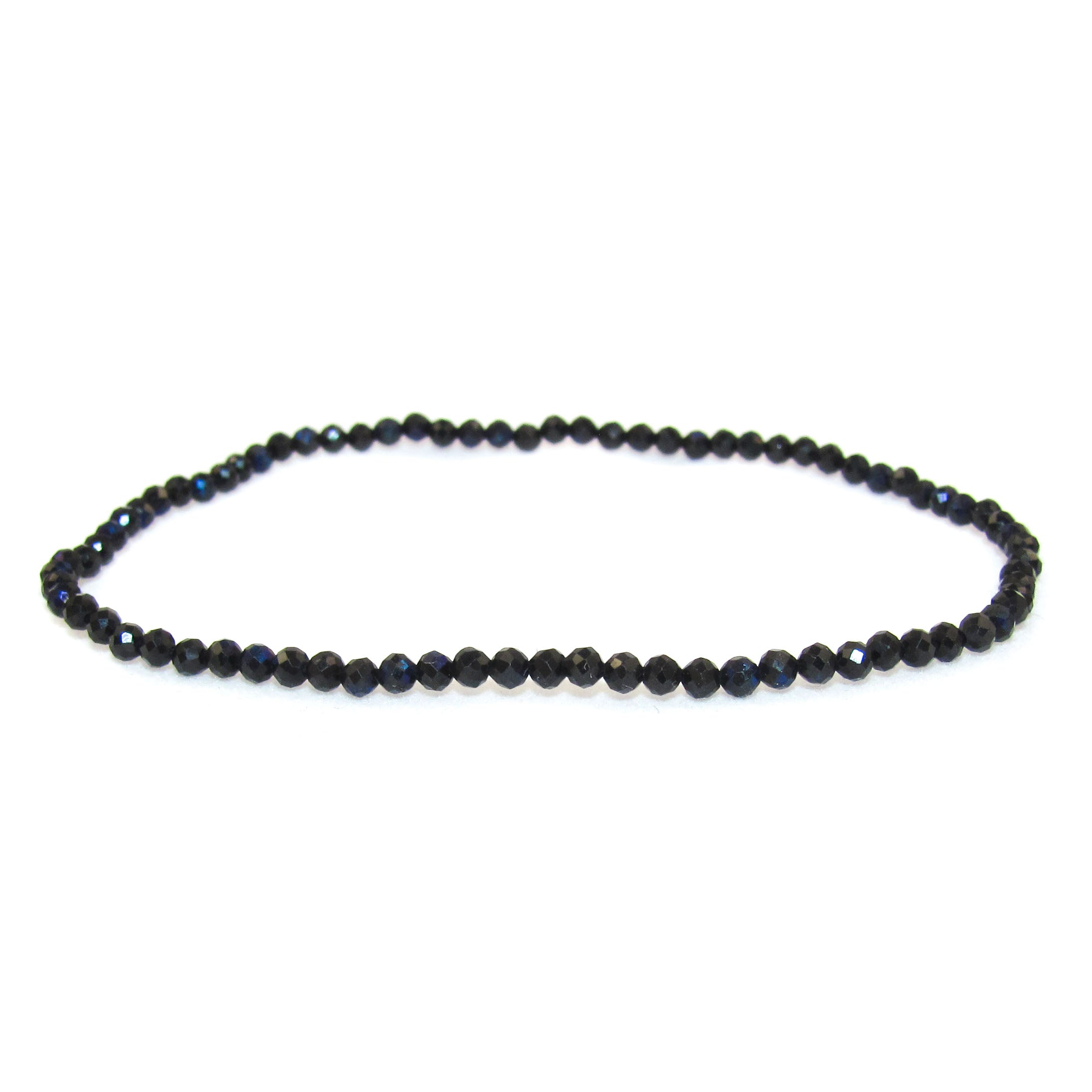 blauer Aventurin Edelstein Armband, filigrane 2 mm Heilsteine, Entspannung