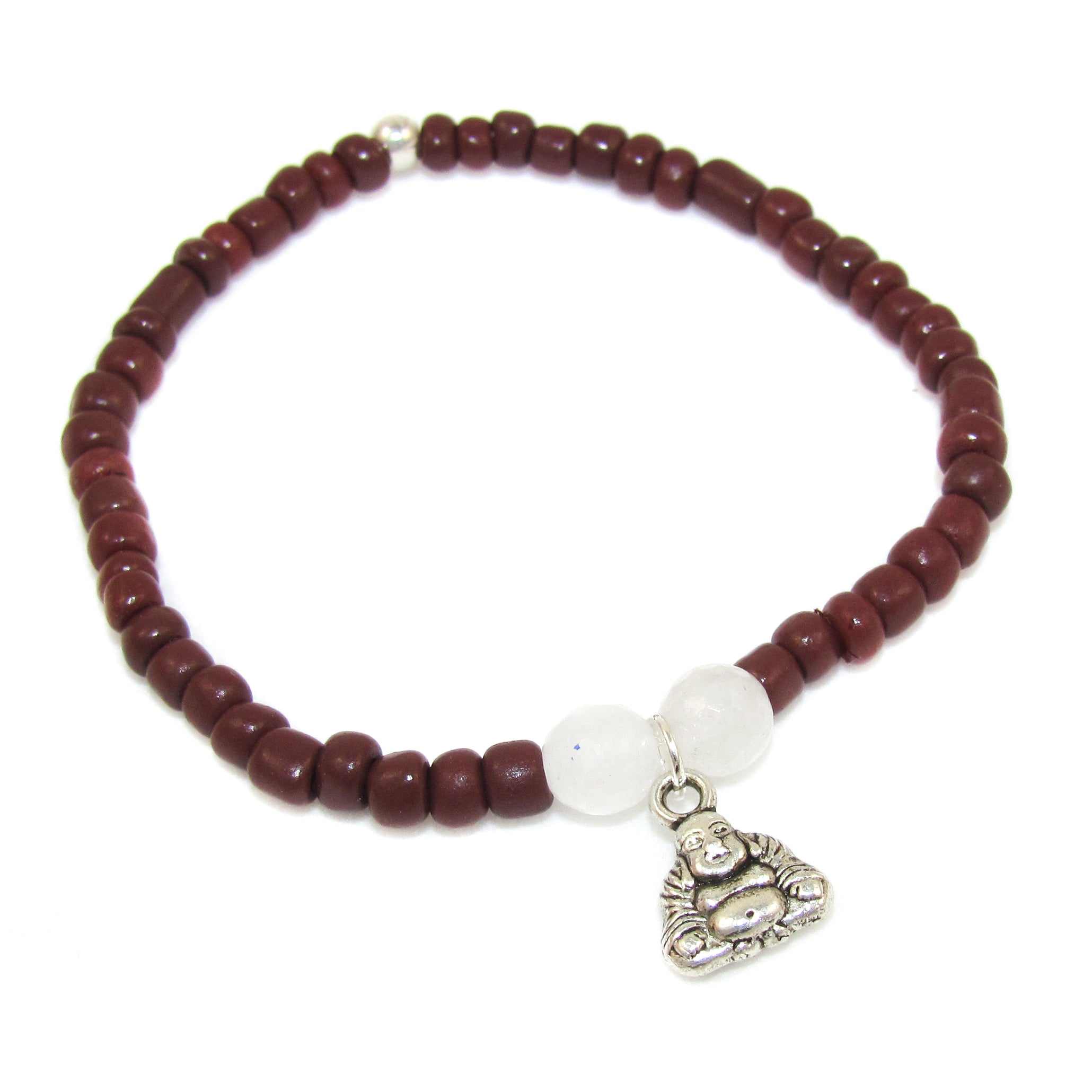 Buddha Glückskind Talisman Jade Armbändchen Glück und Frieden