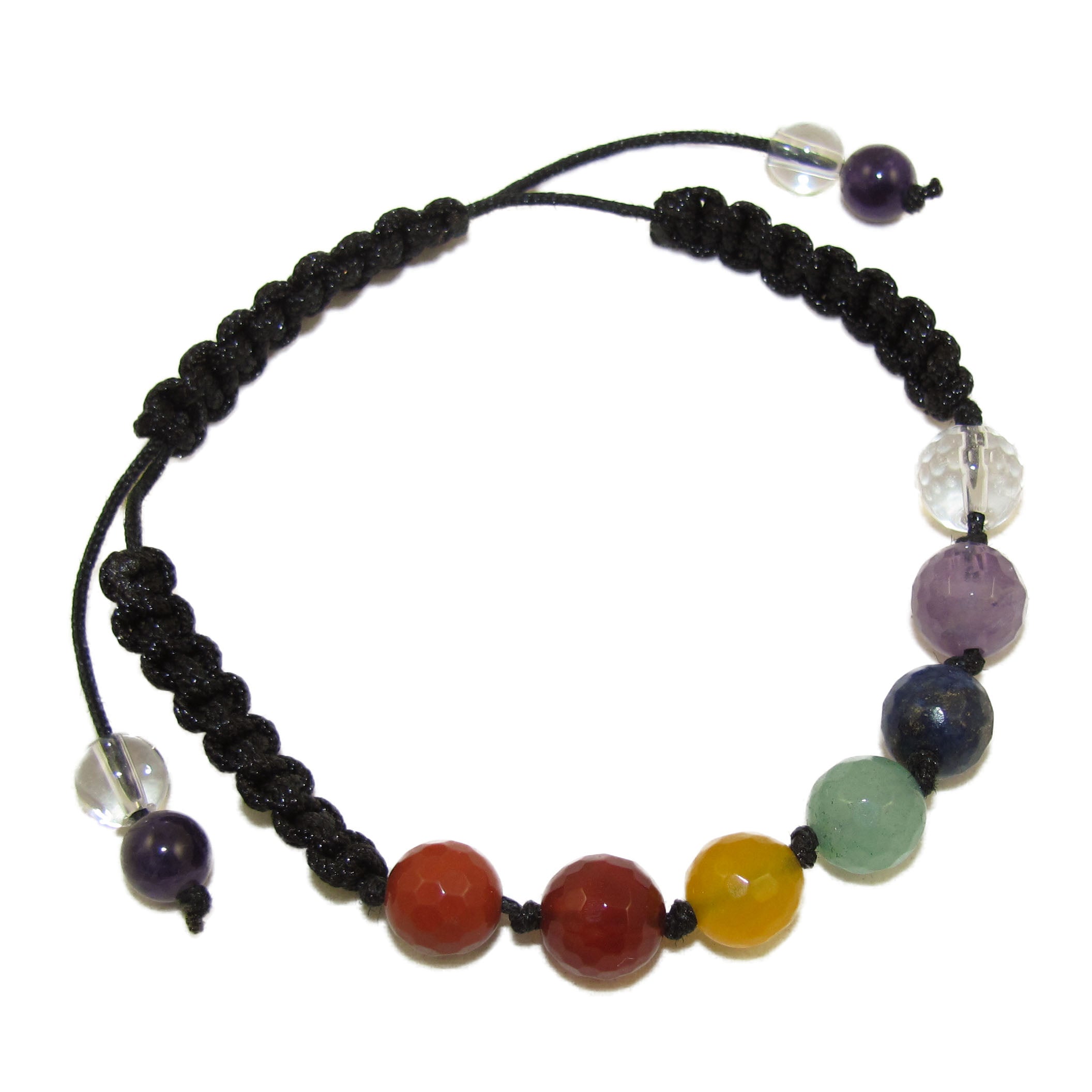Chakra Edelstein Heilstein Armband mehrfarbig, für Harmonie