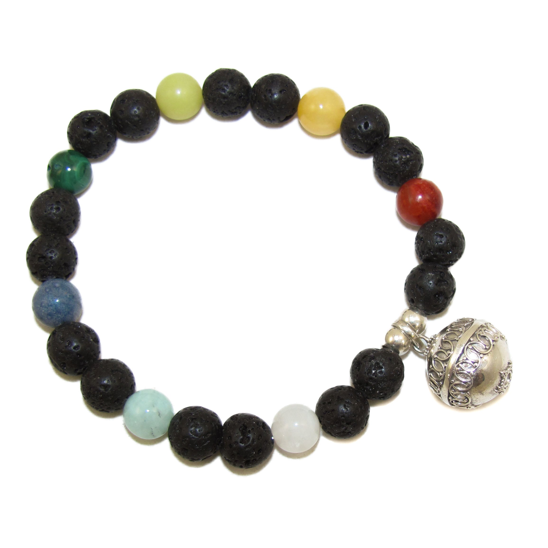 Engelsrufer Chakra Edelstein Armband 18 cm für Harmonie