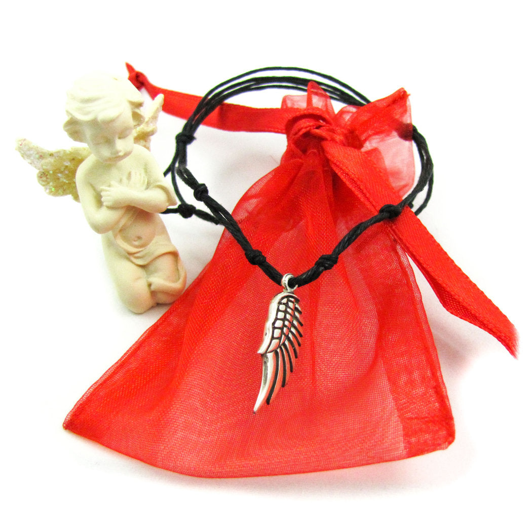 Engelsflügel Armband Set, inkl. Schutzengel-Figur