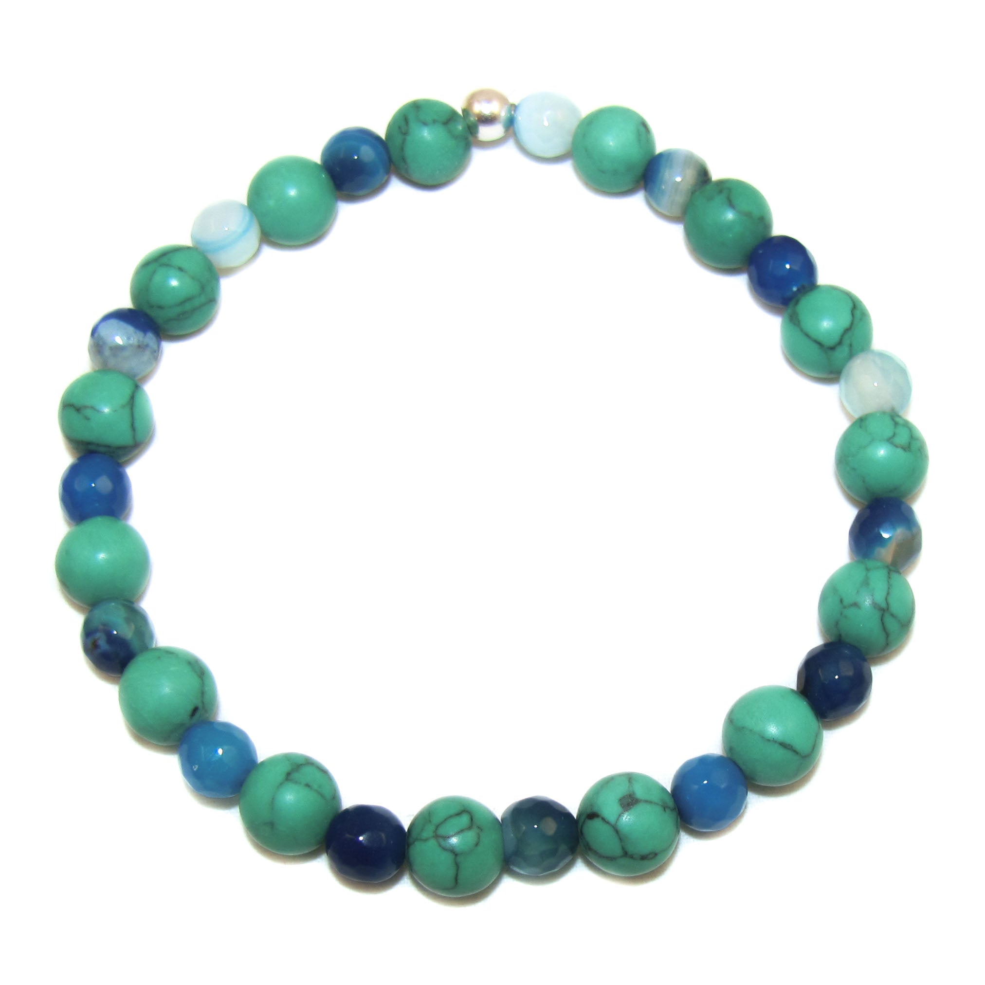 Entspannung - Edelstein Schmuck Armband für den Mann - Glückskind Talisman