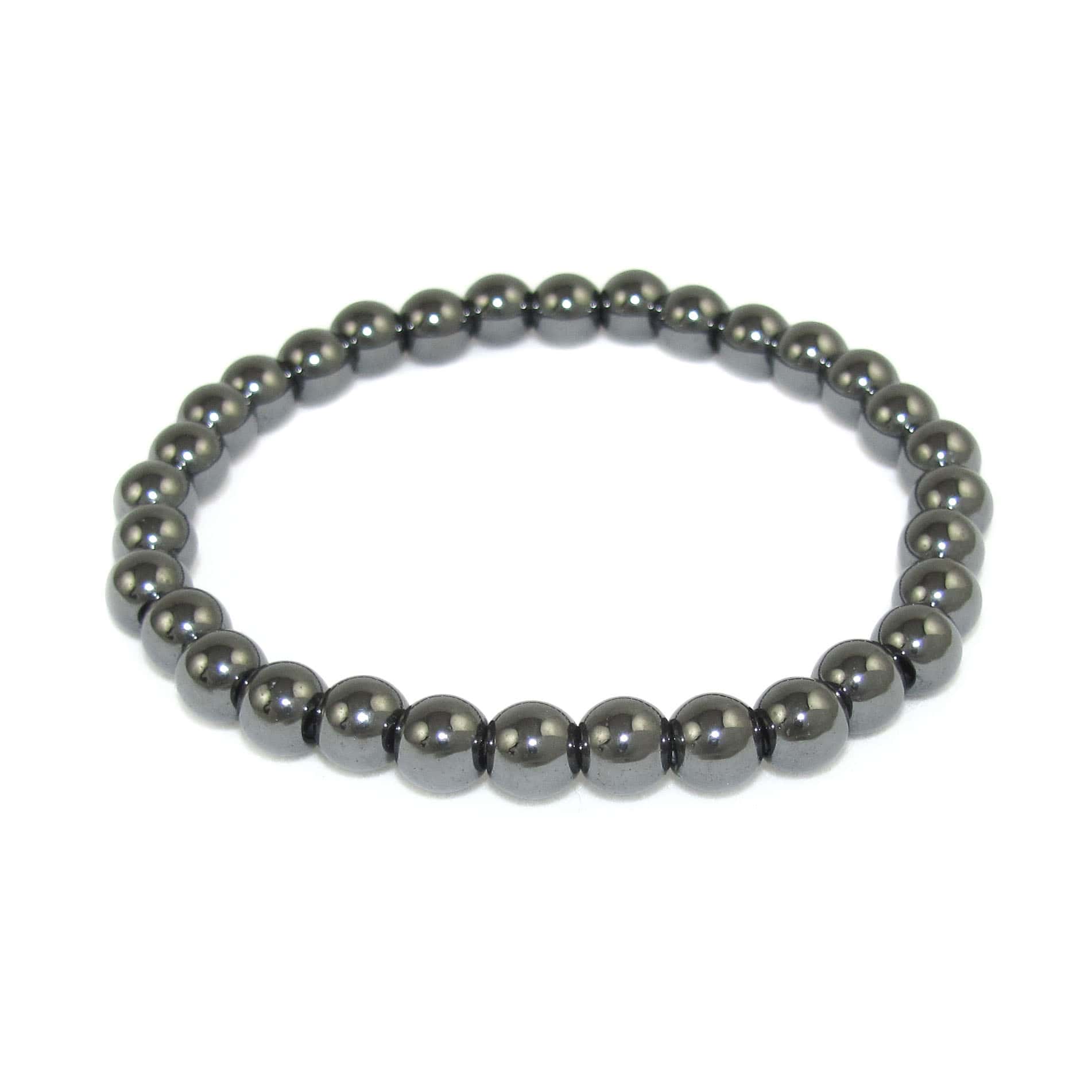HÀmatit Edelstein Heilstein Armband 6 mm - SpontanitÀt und Lebensfreude