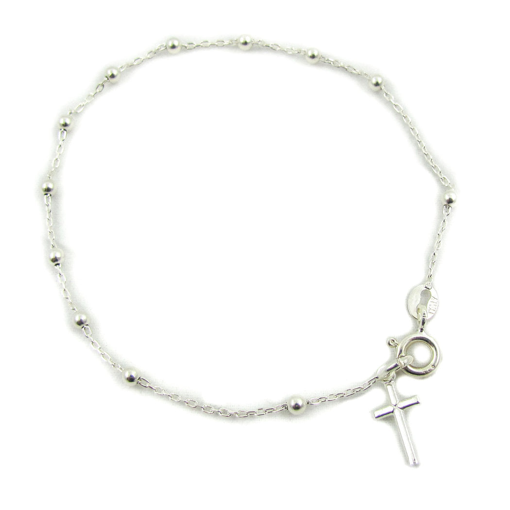 Kreuz Sterlingsilber Schmuck Armband