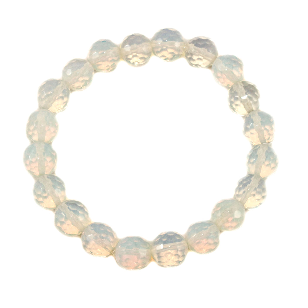 Opal Edelstein Armband 10 mm, Lichtbringer