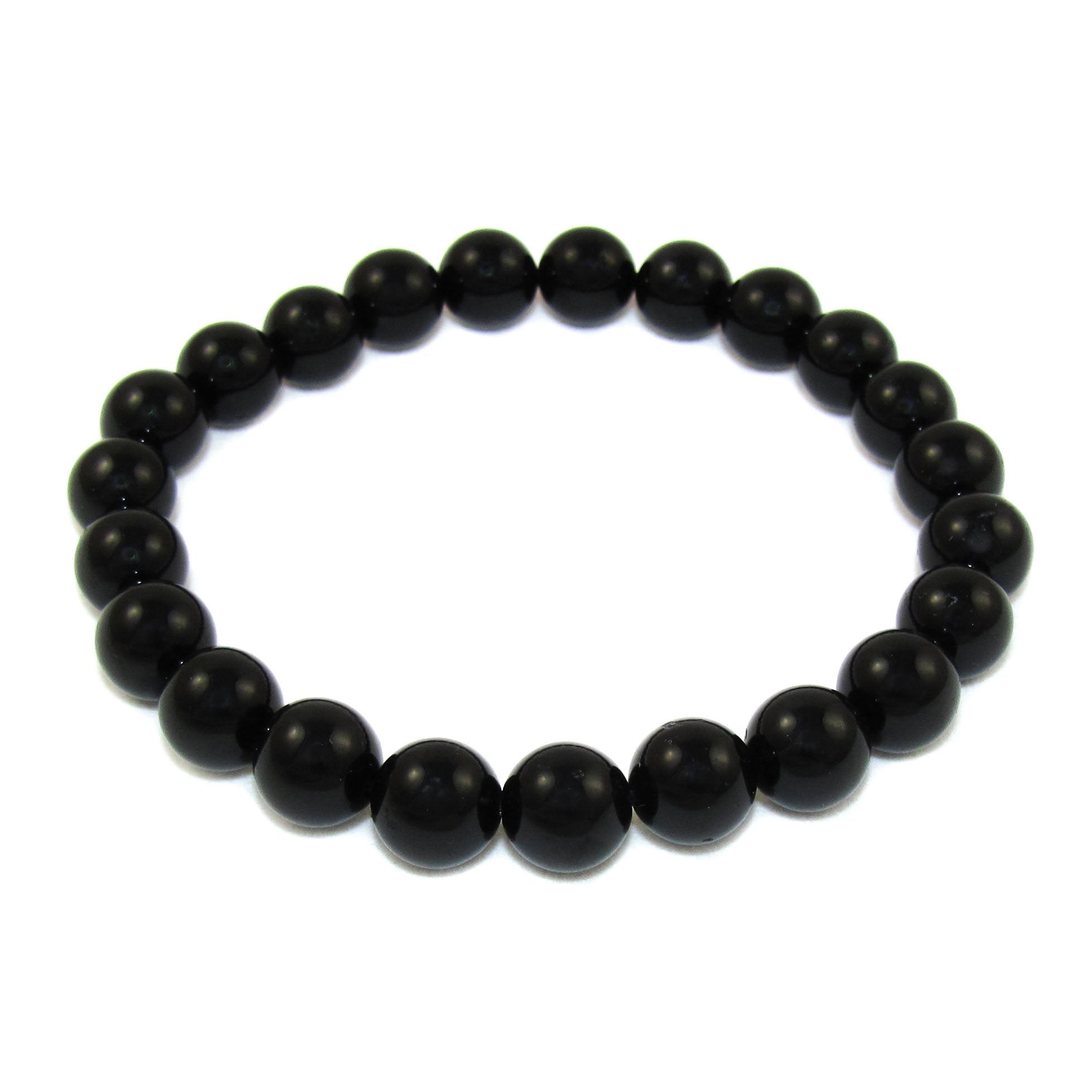 Turmalin Karma Edelstein Armband, klassisch schwarz, Schutz und Befreiung