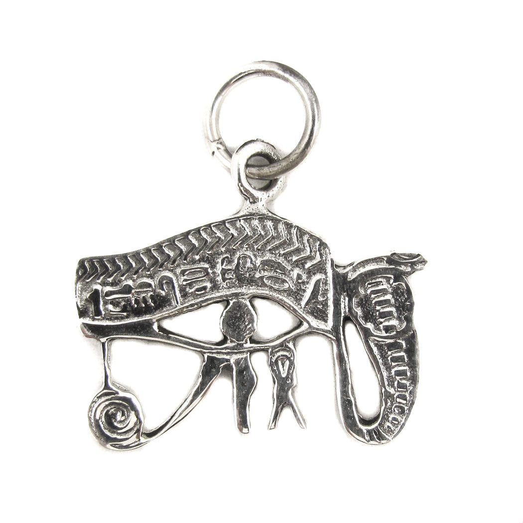 Auge Horus, ägyptisches Auge Schmuck Anhänger Sterlingsilber - Schutz