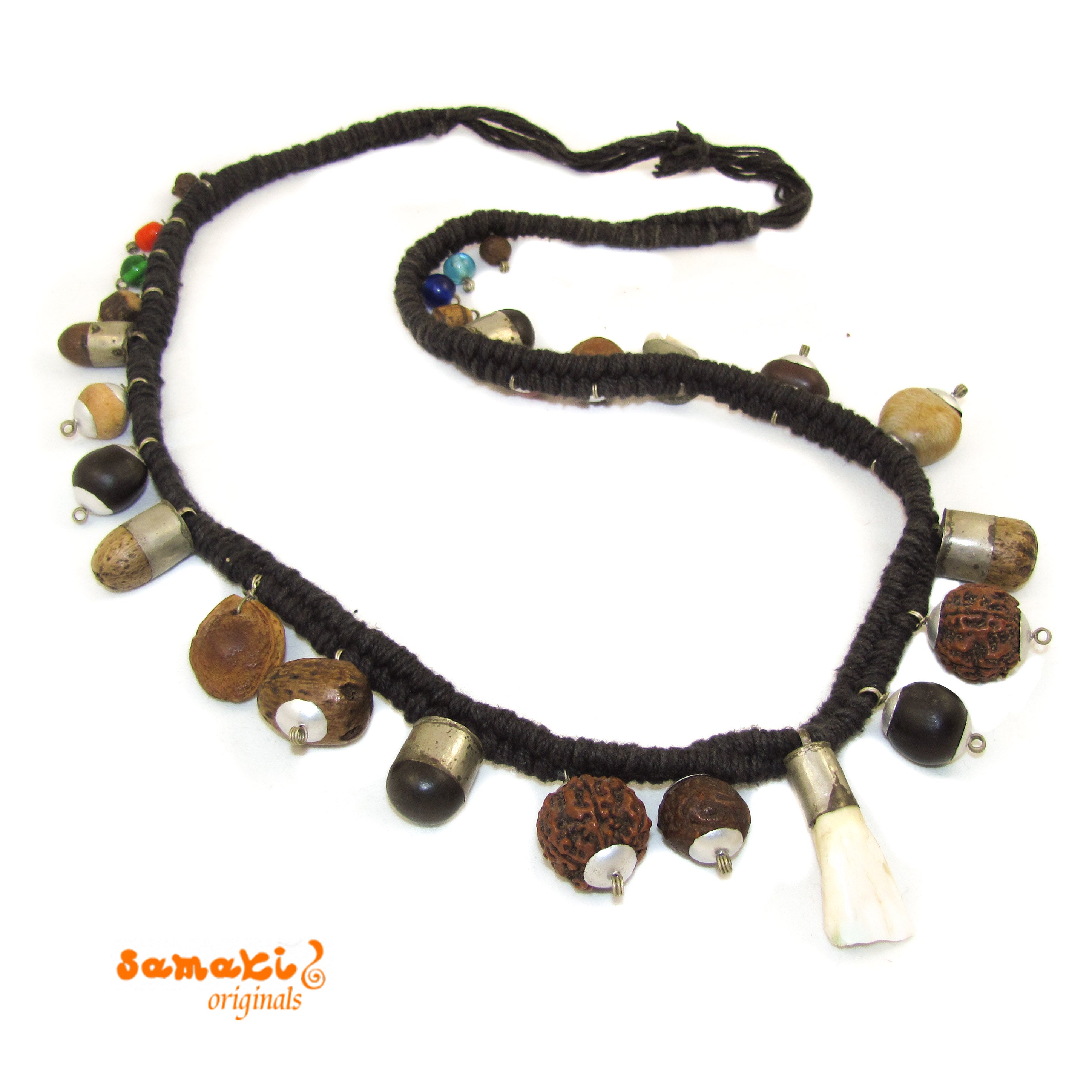 Ethno Schmuck Kette für Schutz und Kraft, Tibet