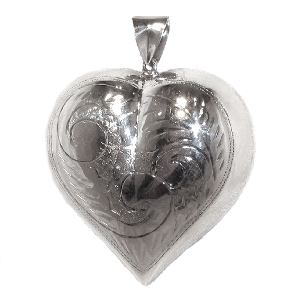 Heart Jewelry Pendant Sterling Silver XL - Lightness