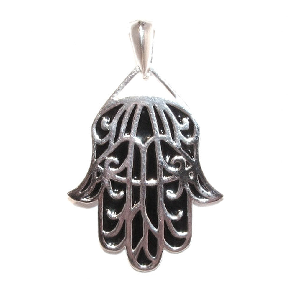 Fatimas Hand Talisman Sterlingsilber Anhänger - für Schutz