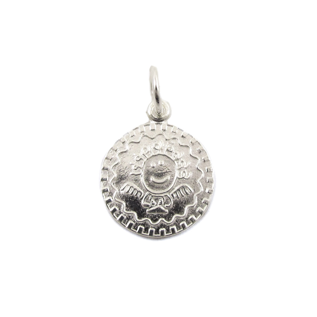 Schutzengel Mini Sterlingsilber Anhänger