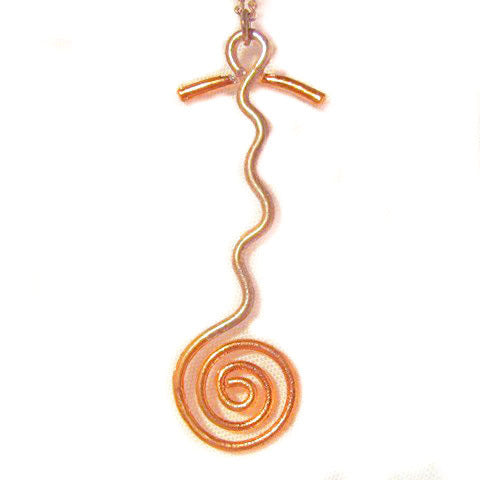 Reiki Symbol Anhänger, Cho Ku Rei, esoterischer Schmuck
