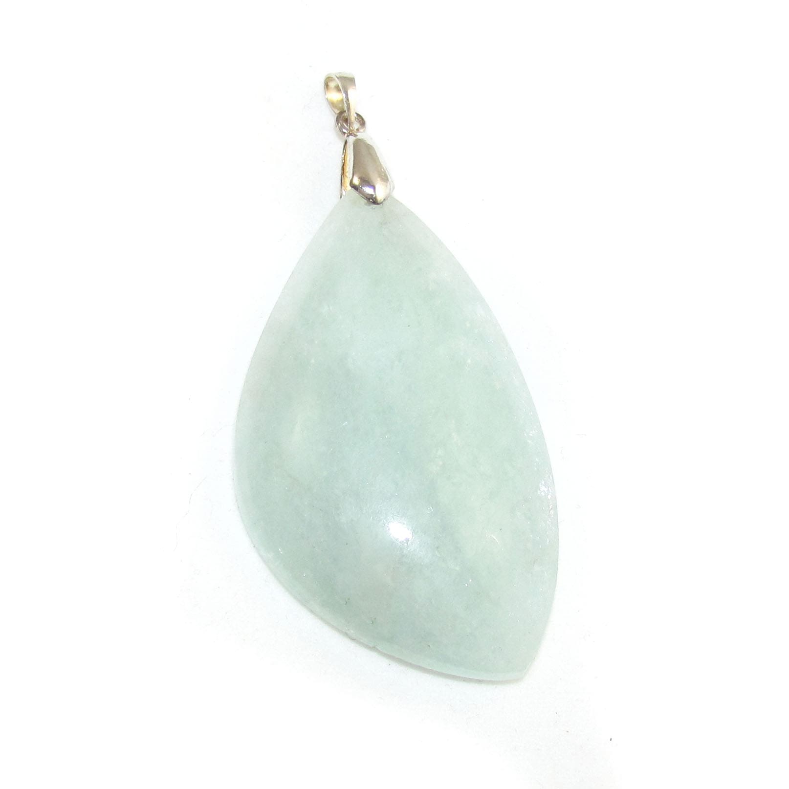 großer Aquamarin Edelstein Sterlingsilber Anhänger blau - Selbstbewusstsein