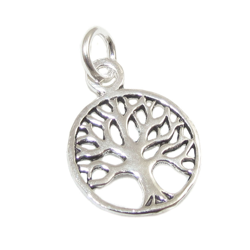 Lebensbaum Sterlingsilber Anhänger Mini