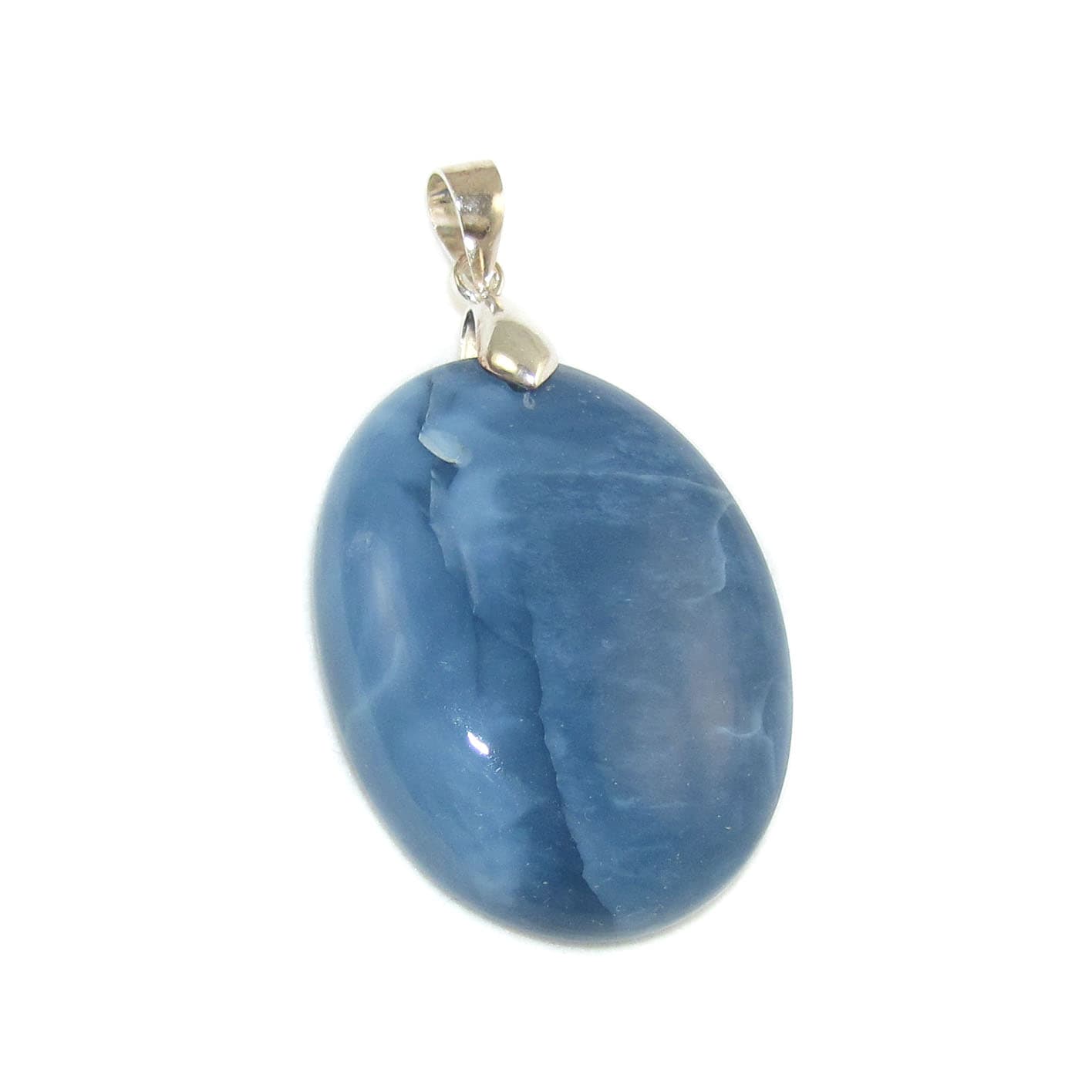 blauer Opal Edelstein Heilstein Schmuck Karma Anhänger AA Qualität, geweiht - Seelenkraft