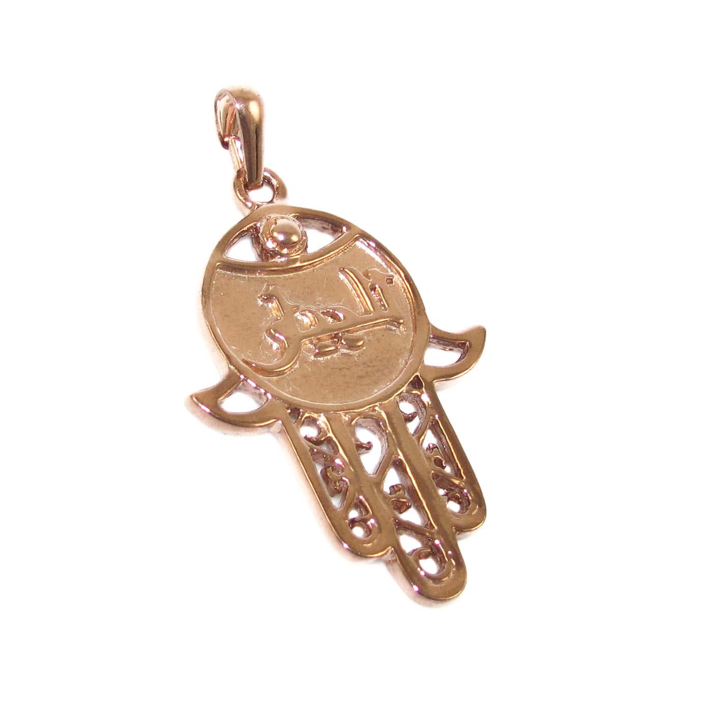 Fatima's hand, healing hand, protective amulet pendant gold-plated