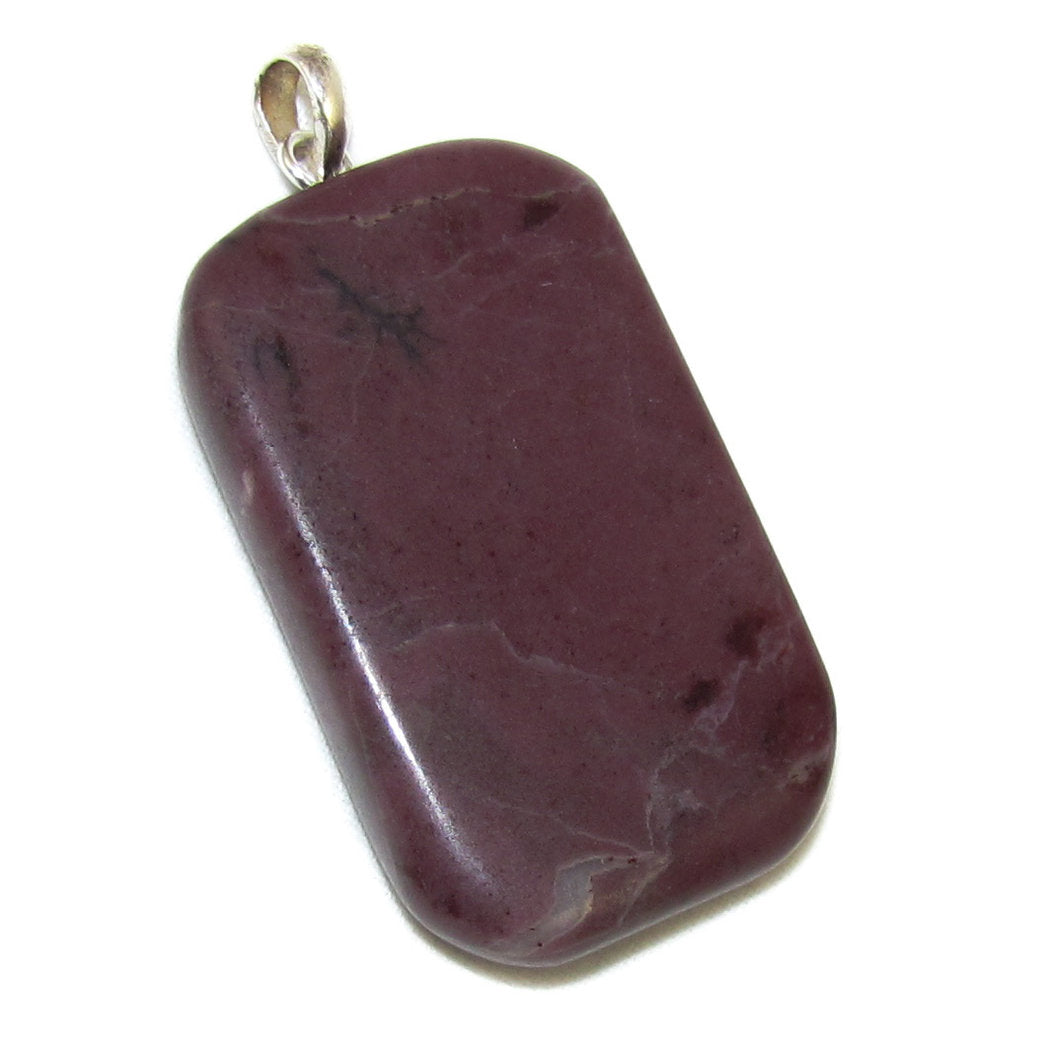 Jadeit - Lavendeljade Edelstein Anhänger Sterlingsilber - innerer Frieden, Harmonie