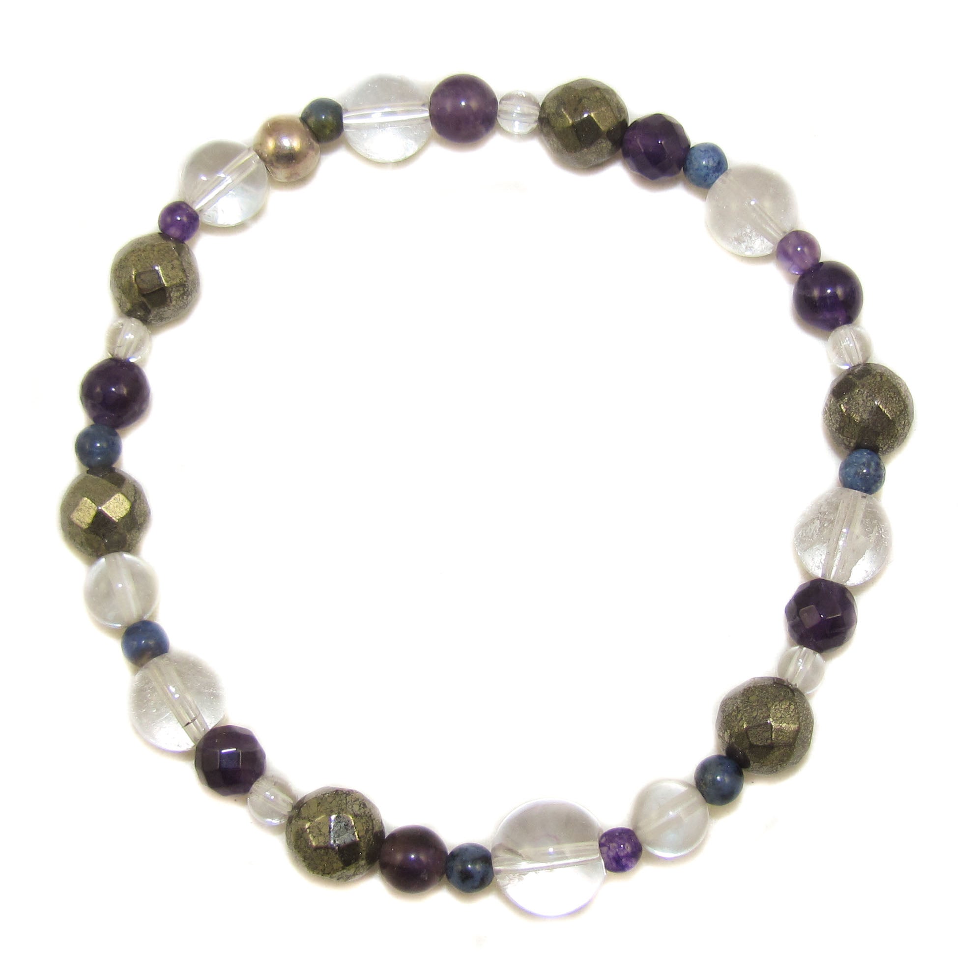 Anti Stress Edelstein Armband 18 cm - Unisex