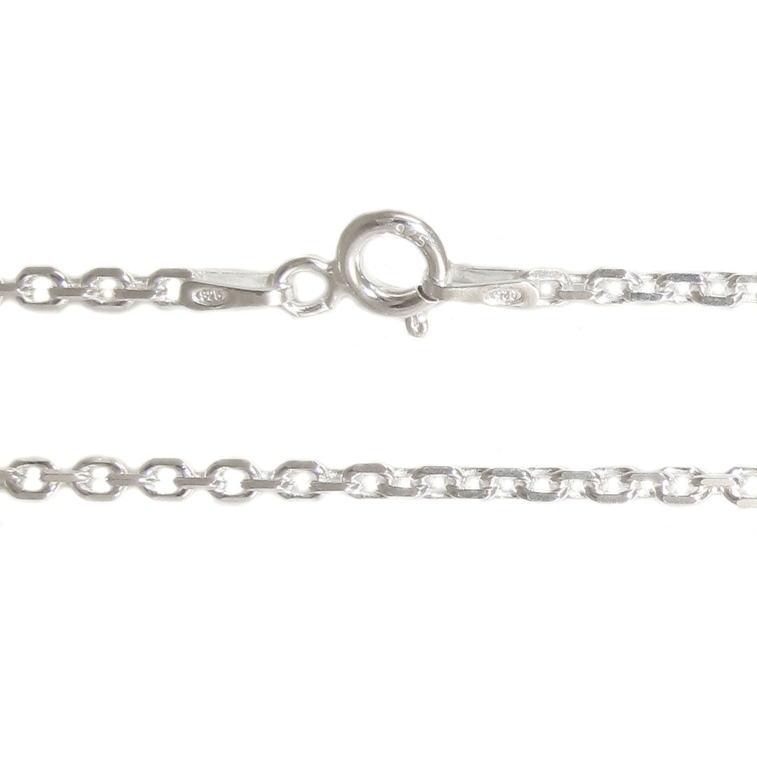 Sterlingsilber Schmuck Kette, Stärke 2 mm