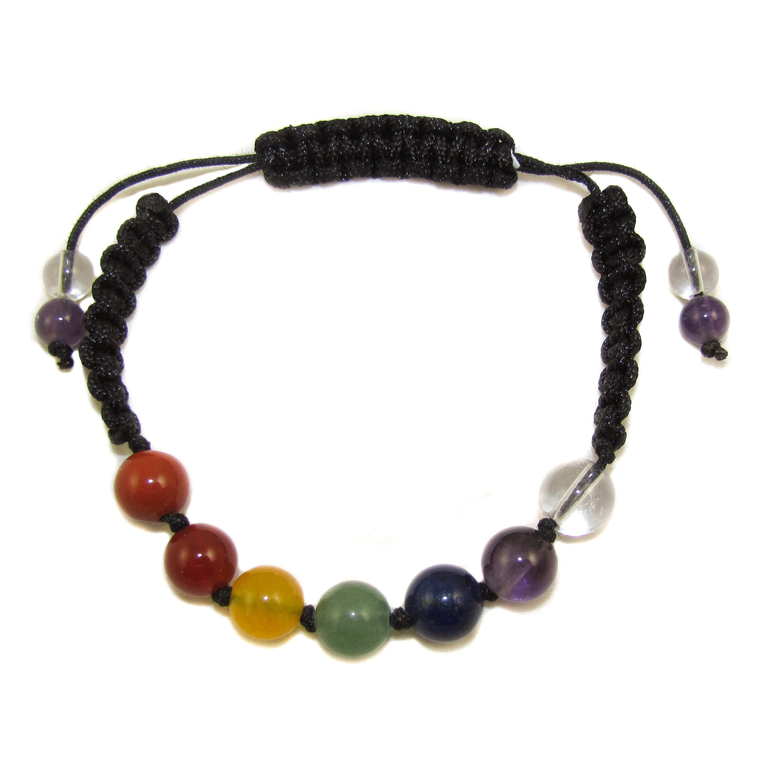 Chakren Armband mit 7 Edelsteinen, esoterischer Schmuck