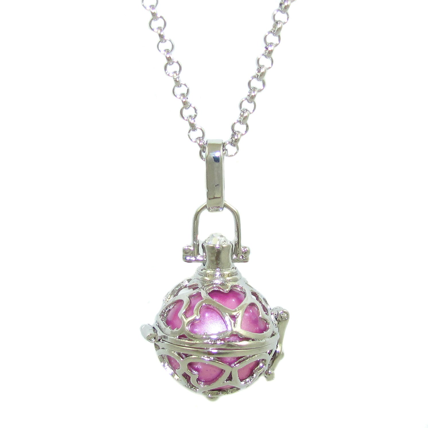 Engelsrufer Fashion Edelstahl Kette Pink 70 cm - Liebe, Mitgefühl, Heilung