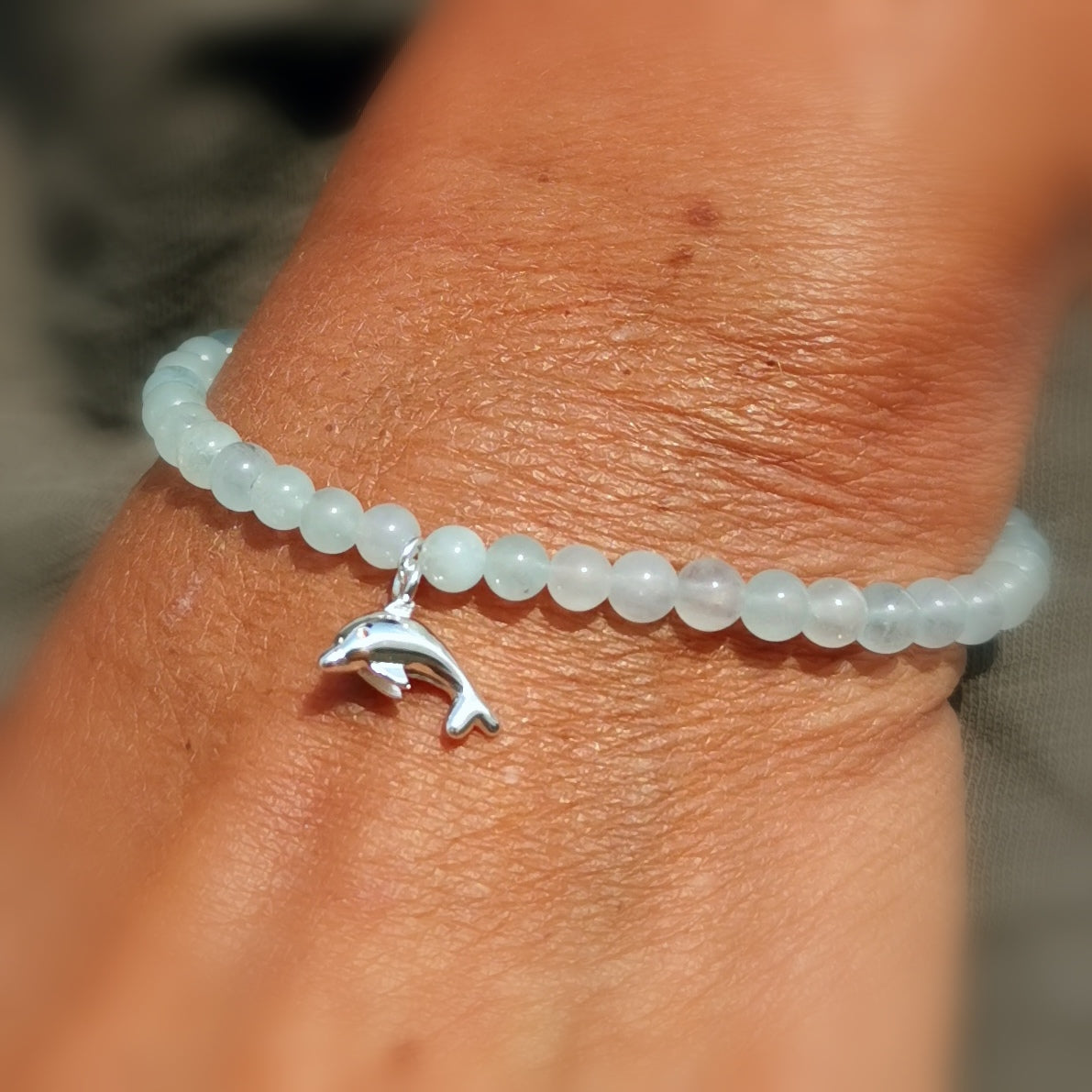 Delfin Mallorca Aquamarin Edelstein Heilstein Can Picafort samakishop Reiki Yoga