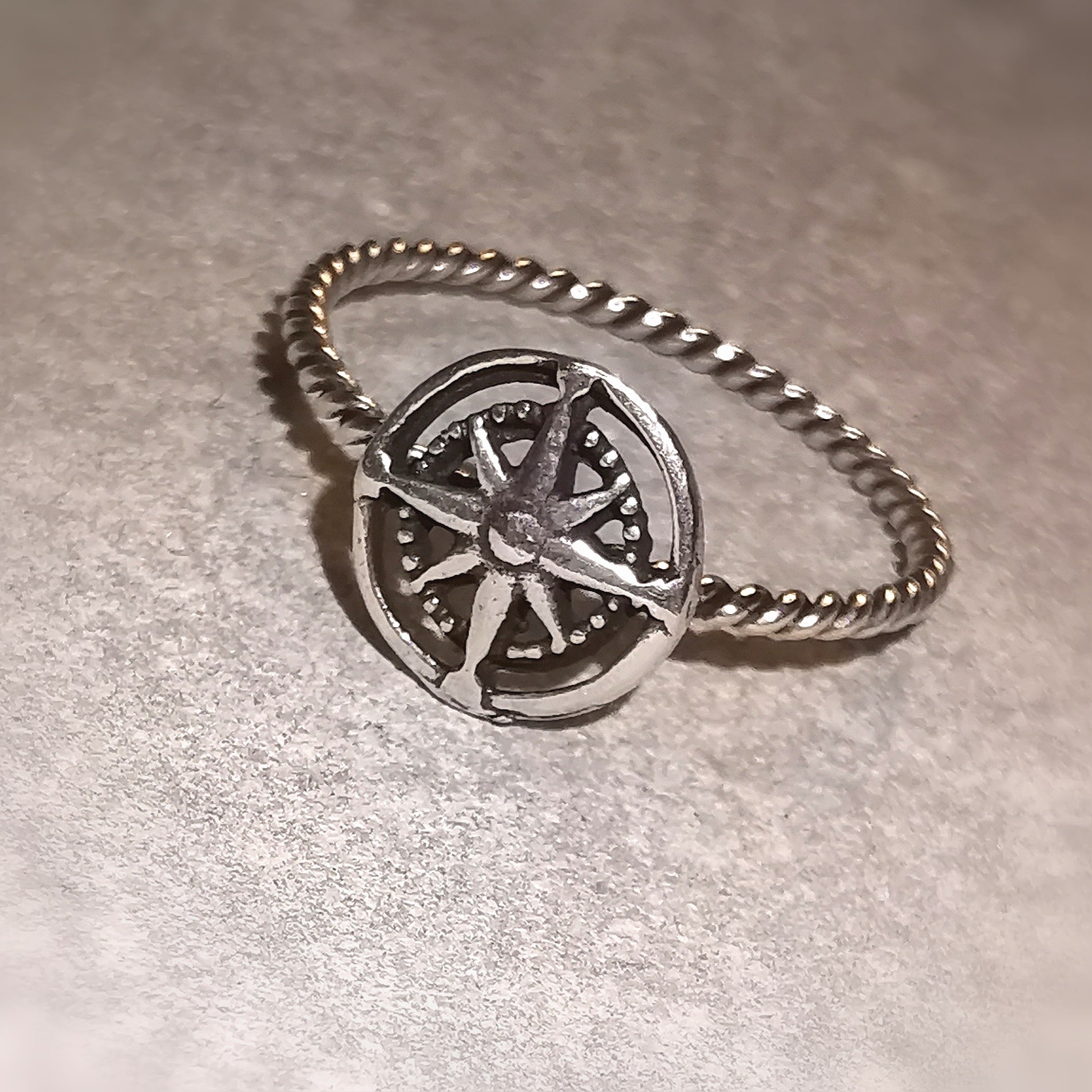 Ring Polarstern, Sterlingsilber, Symbol Design Schmuck, frei sein, samaki