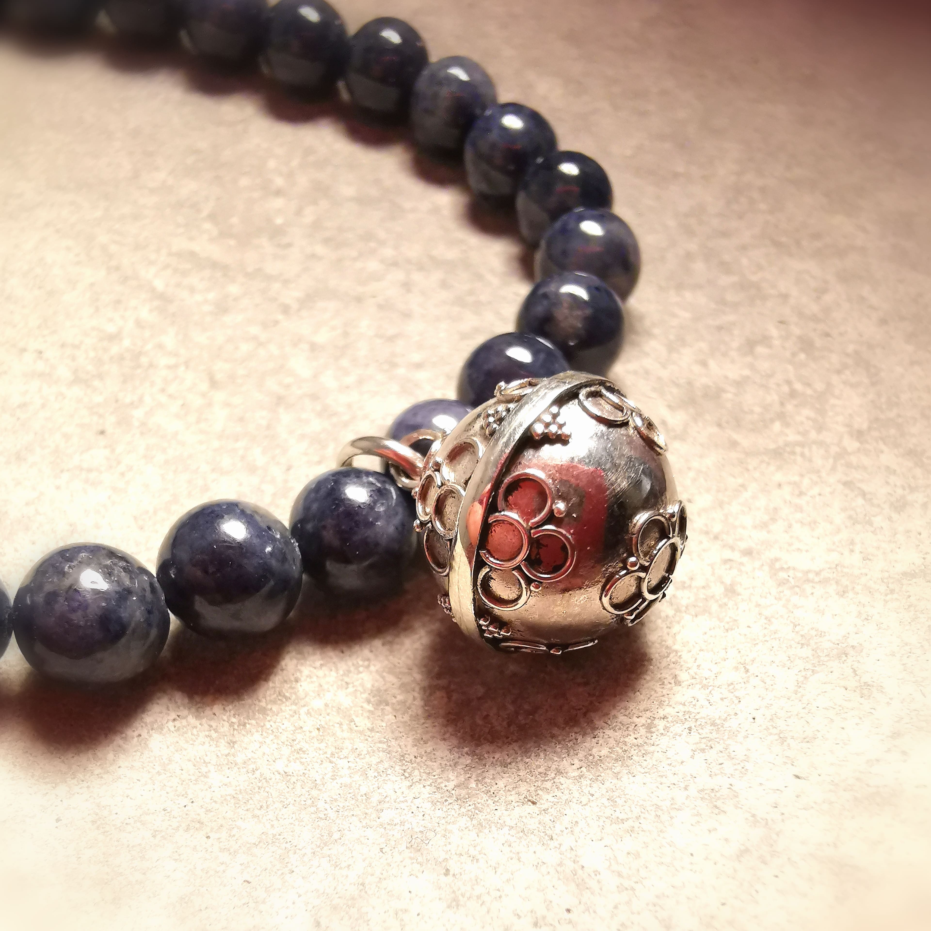 💙 Engelsrufer Klangkugel Saphir Karma Edelstein Armband – Liebevolle Verbundenheit ✨