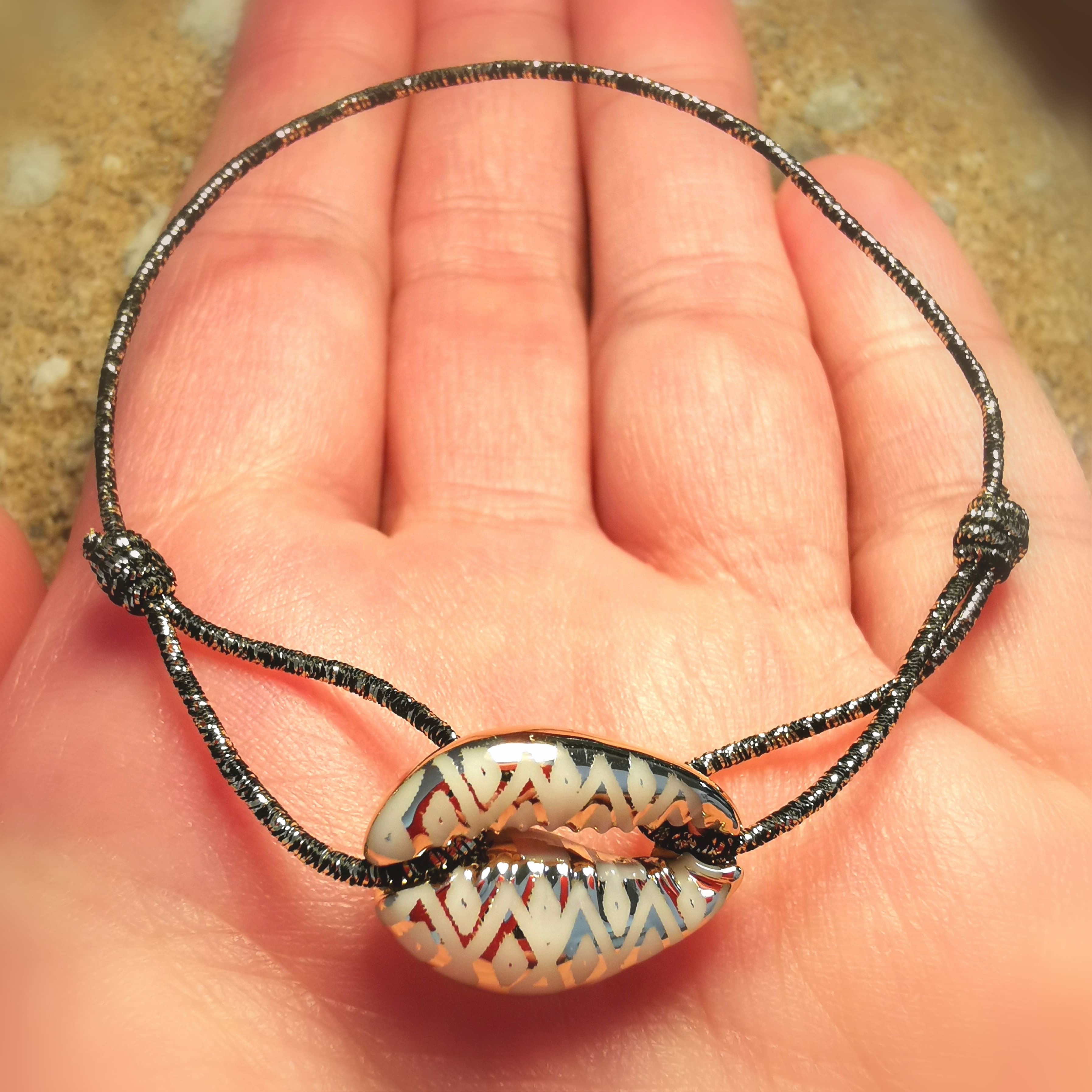 Pulsera de la suerte de concha Karma ✨🐚🌊
