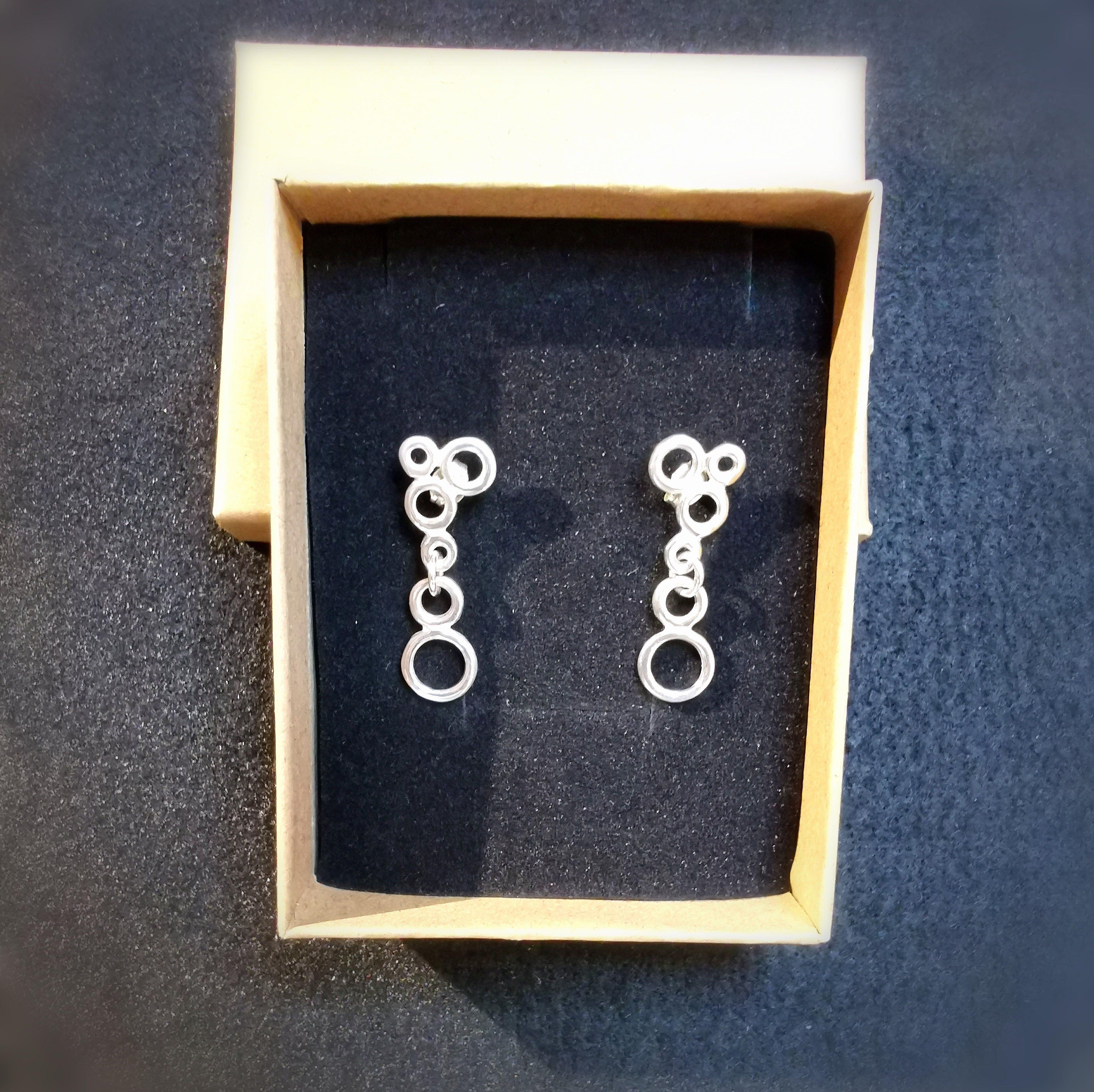 Design Ohrringe Ohrhänger Ohrschmuck Sterlingsilber - Leichtigkeit