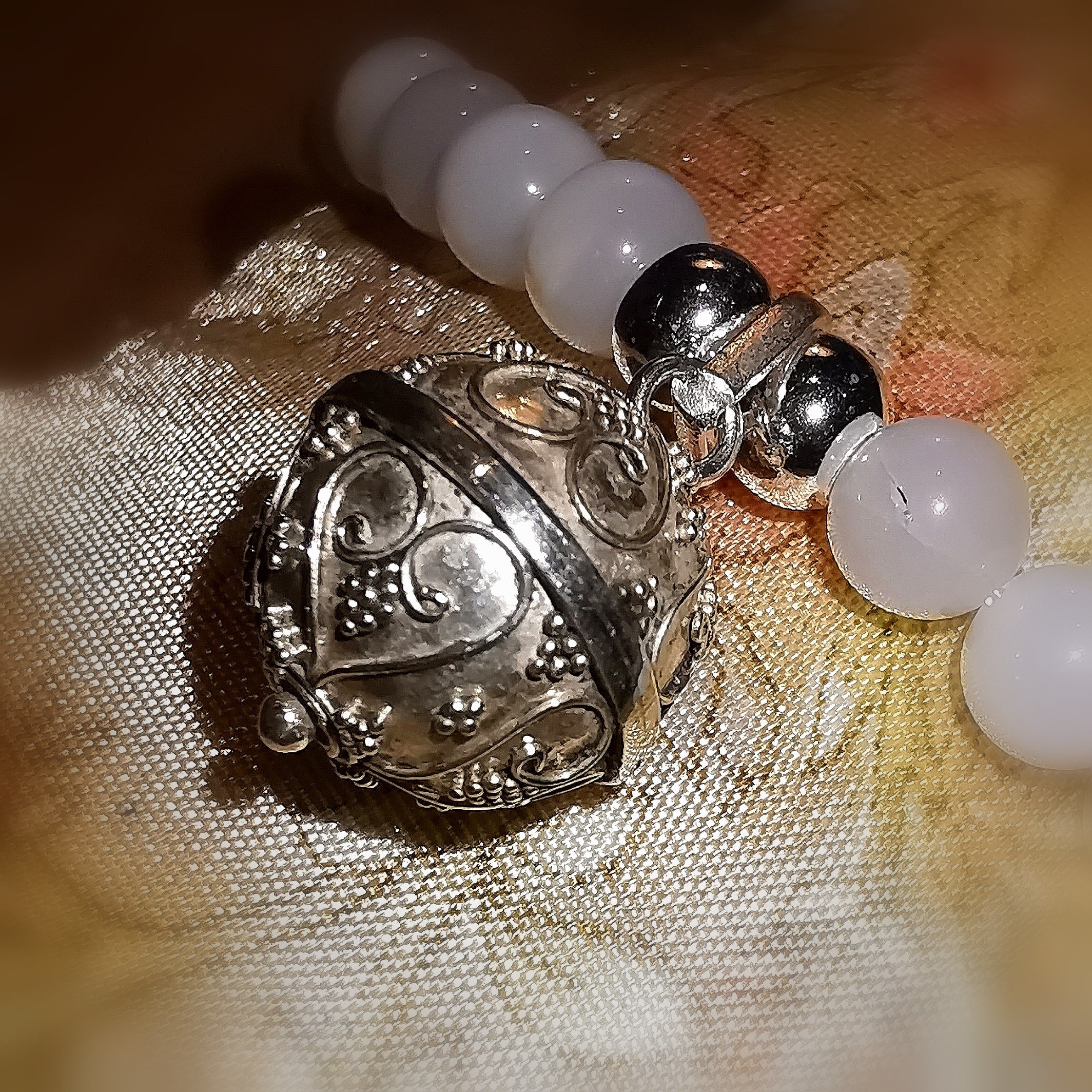 Engelsrufer Anden Opal Karma Edelstein Armband, Chrysopal Heilstein: Auraschutz und Fröhlichkeit