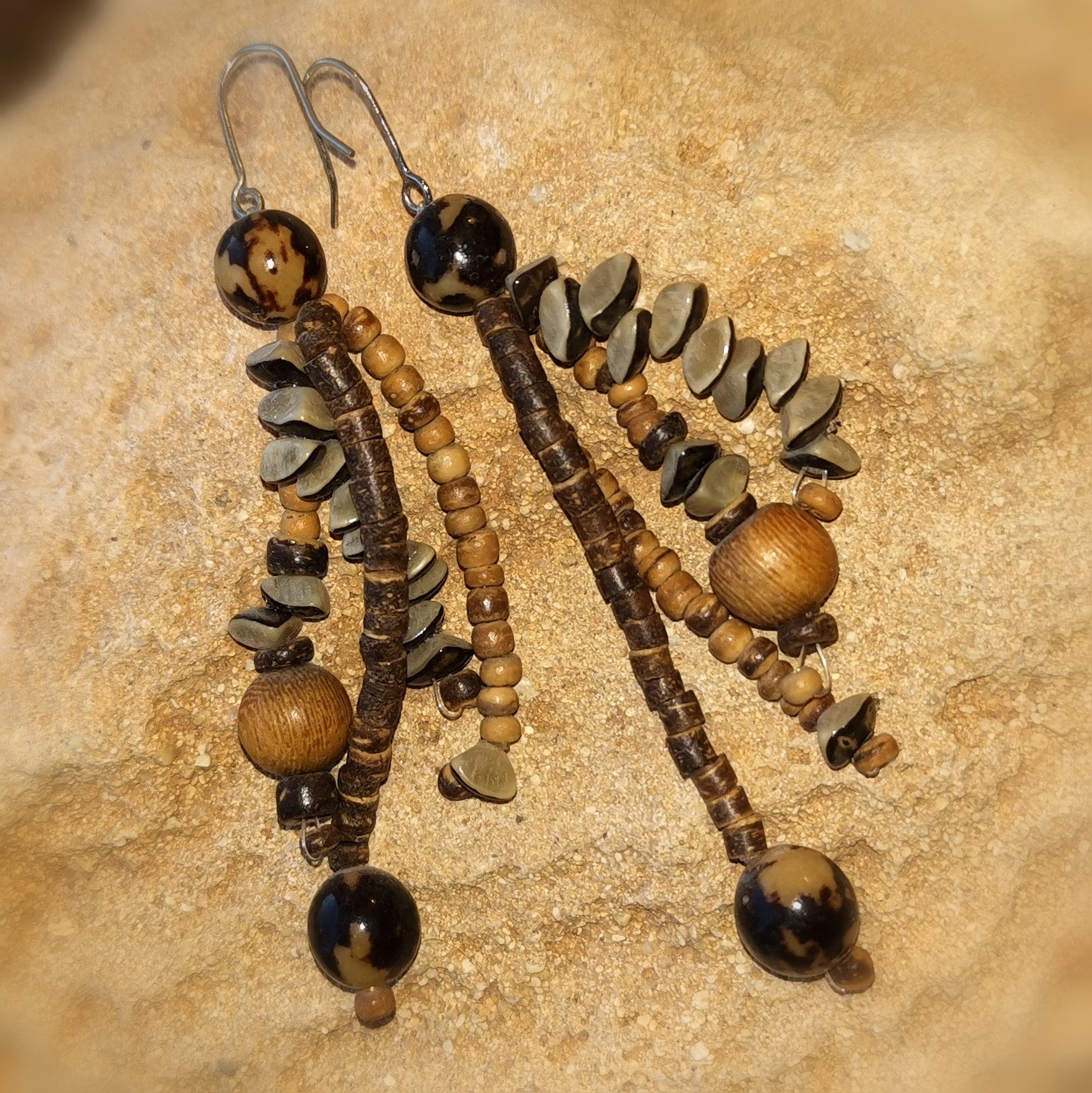 🌞 Cocos Ethno Earrings – Karma Jewelry for Joy of Life & Self-Confidence