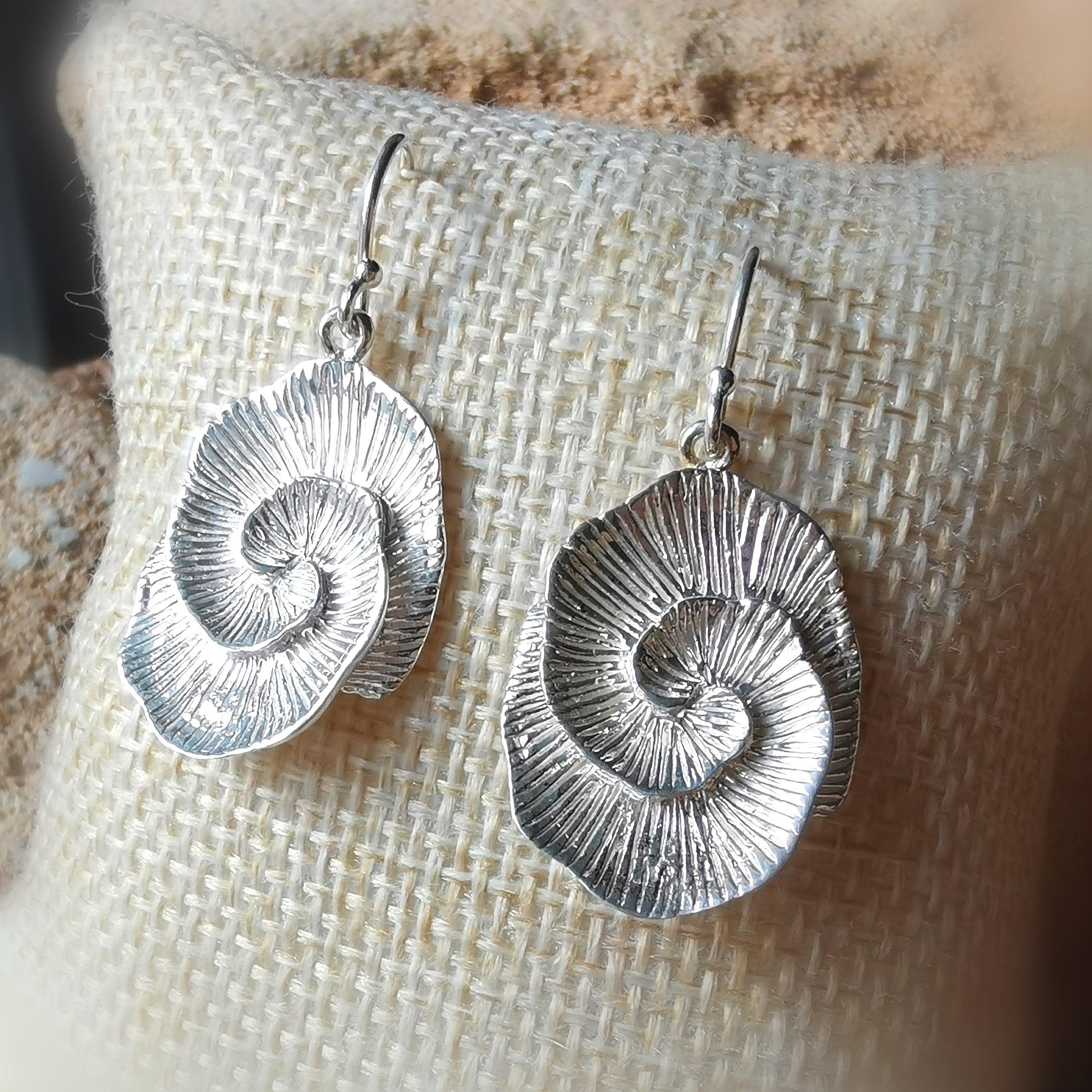 Blüten Glücksbringer Design Ohrringe Sterlingsilber - Schönheit