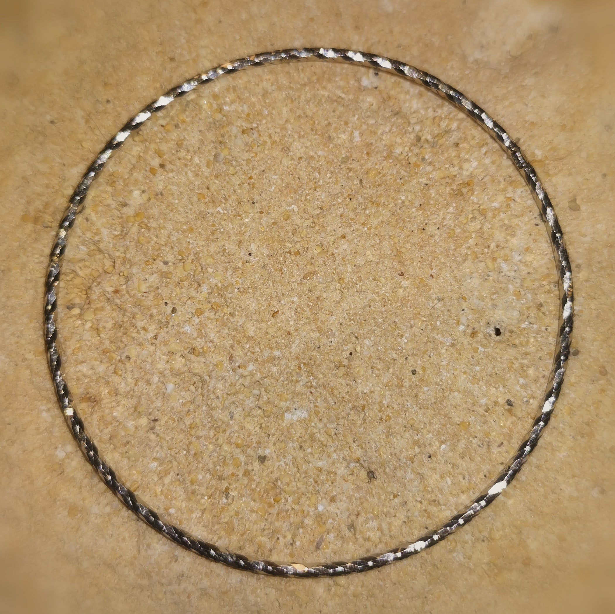 Bettel Armreif Armband Sterlingsilber sanft glänzend #so80th