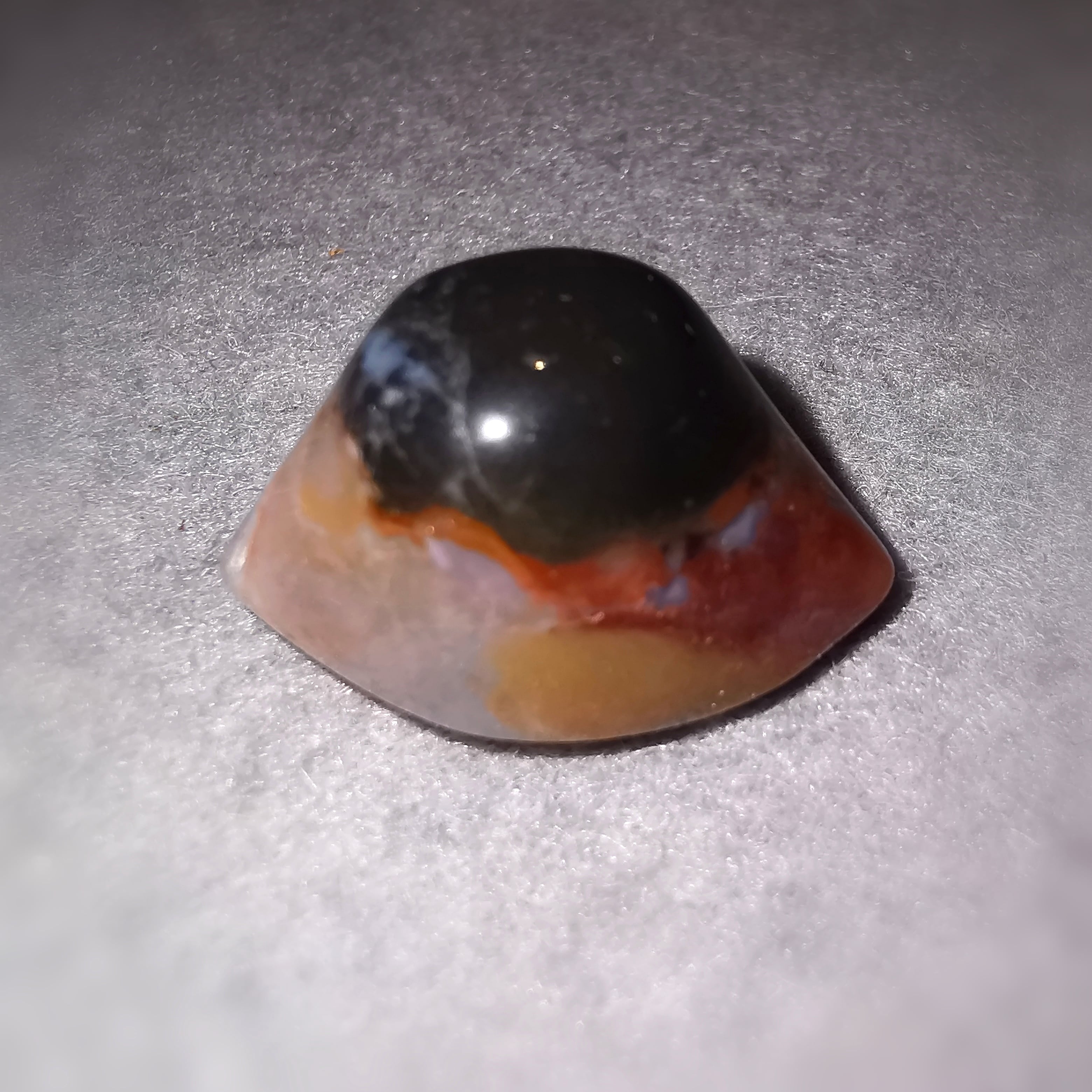 Schicht Achat Edelstein Heilstein Glücksachat Shiva Auge Glücksstein Meditation - Schutz