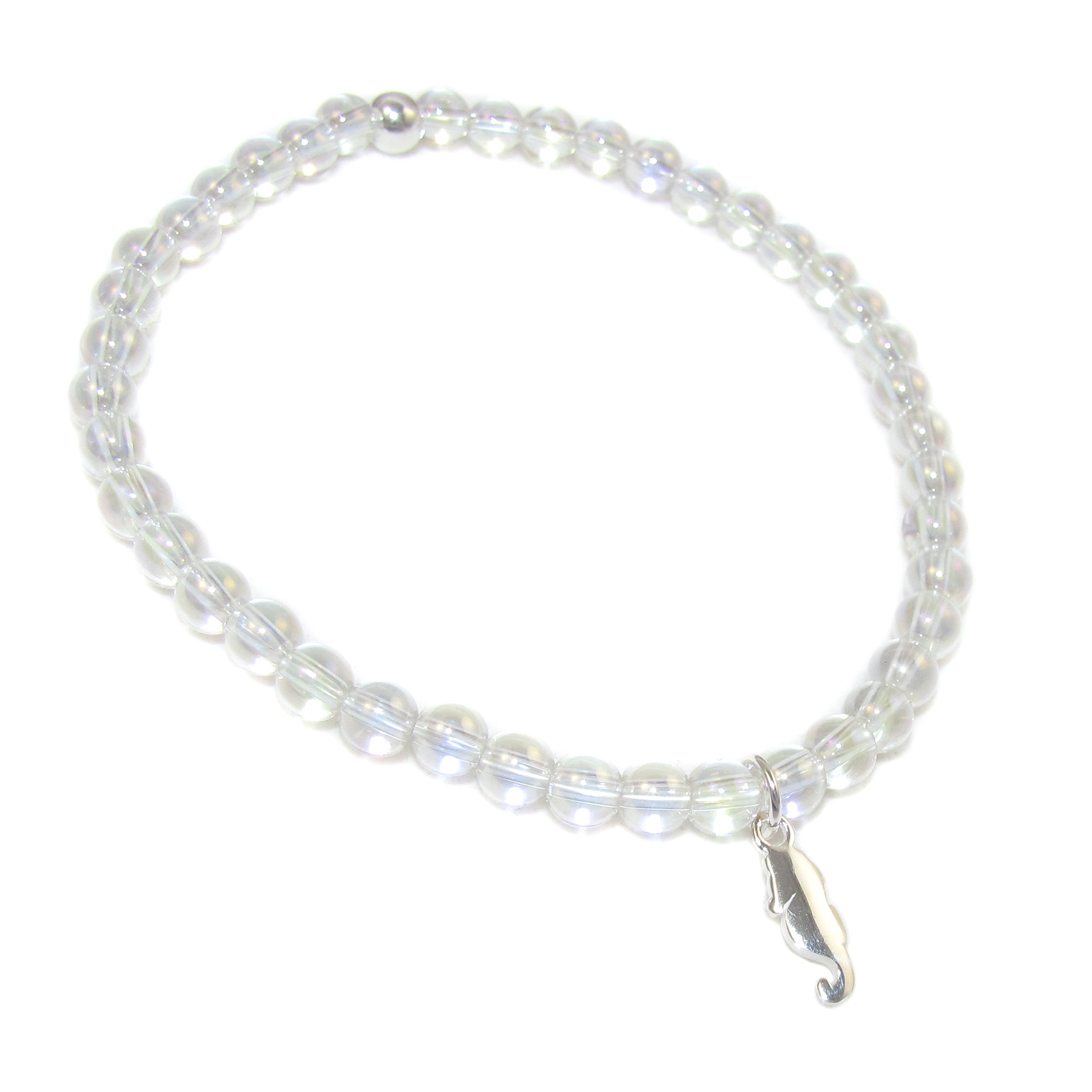 Angel Aura Edelstein Heilstein Seepferdchen Karma Armband, in Balance