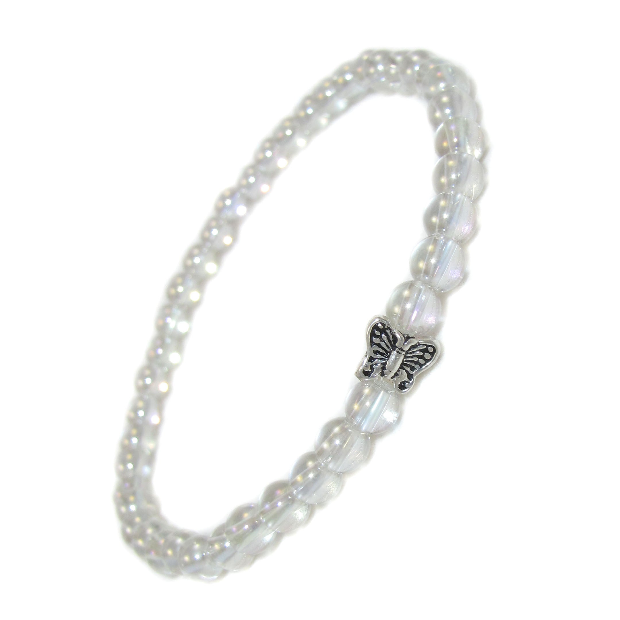 Angel Aura Edelstein Heilstein Schmetterling Karma Armband, Wandel zum Vollkommen - geweihten