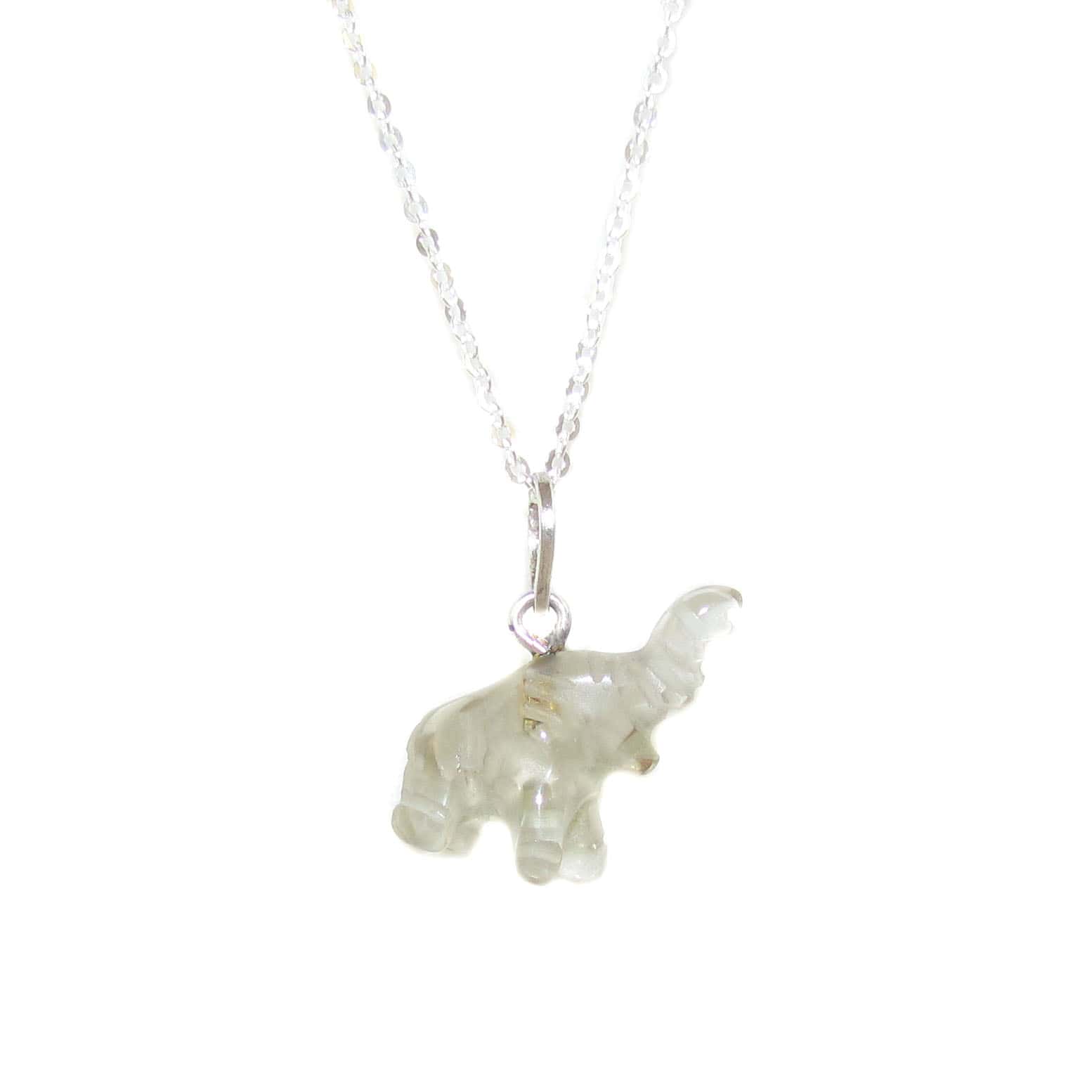 ✨ Elefant Quarz Heilstein Karma Kette, geweiht – Kraft, Weisheit & ein langes Leben ✨