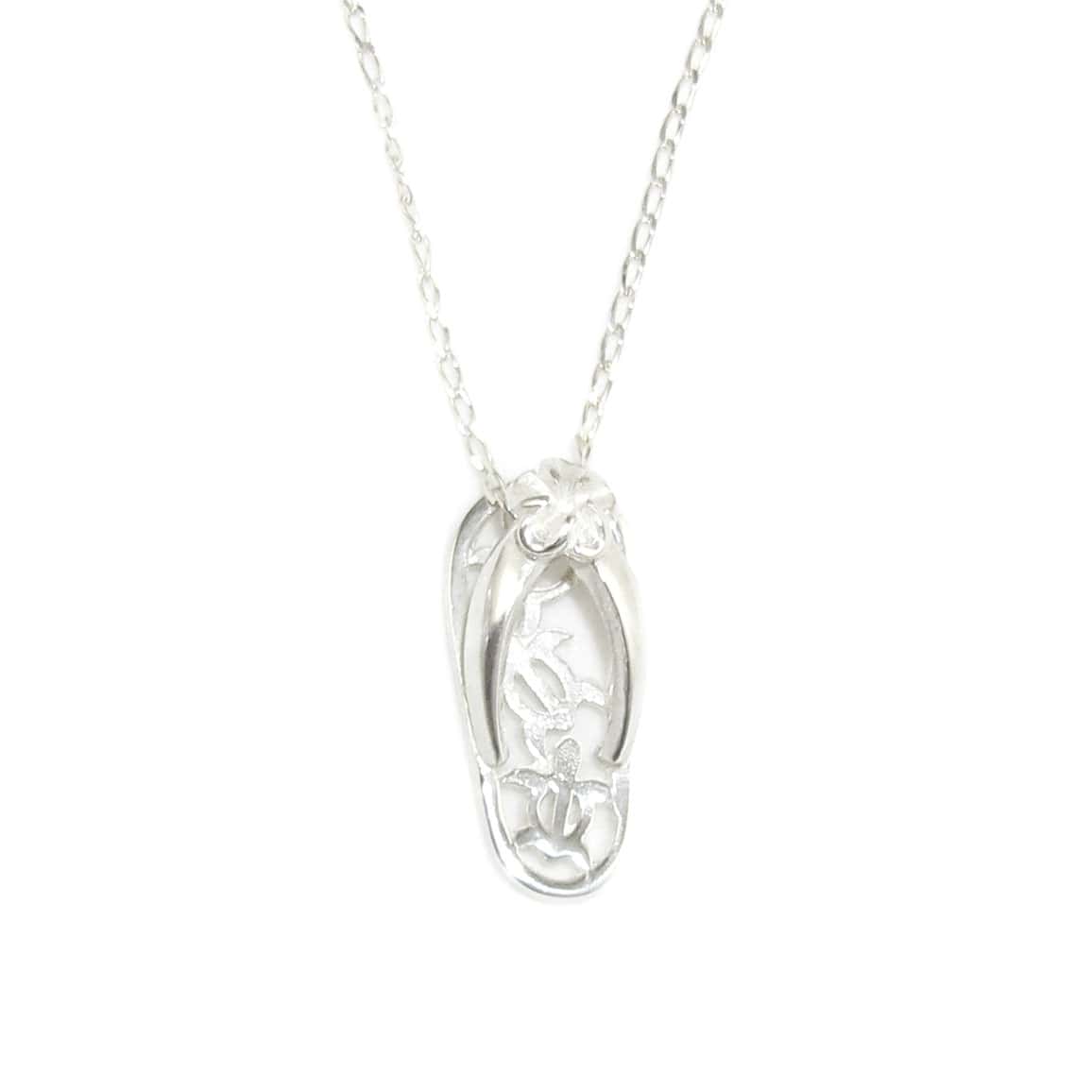 Mallorca Flip Flop, für leichtes Voranschreiten Karma Kette Sterlingsilber 45 cm